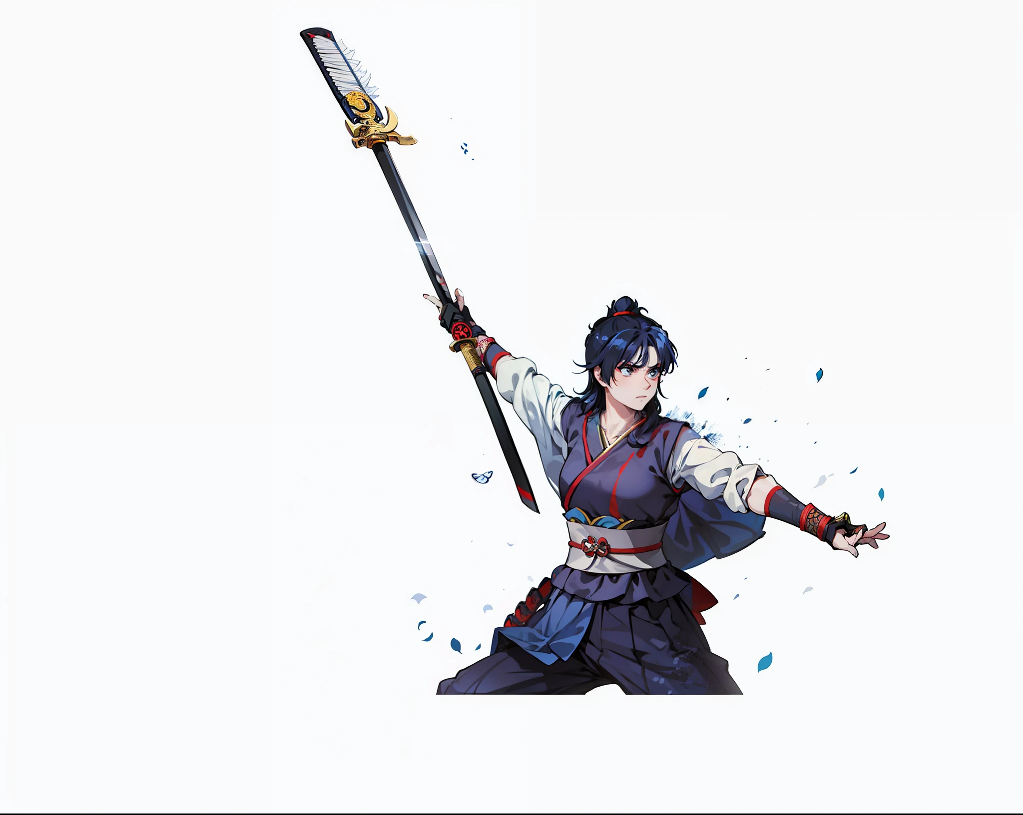 Tome gozen samurai mulher segurando uma naginata 84