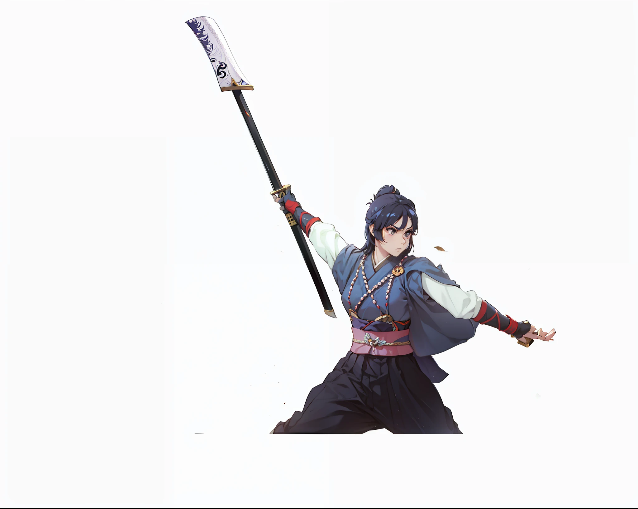 Tome gozen samurai mulher segurando uma naginata 84