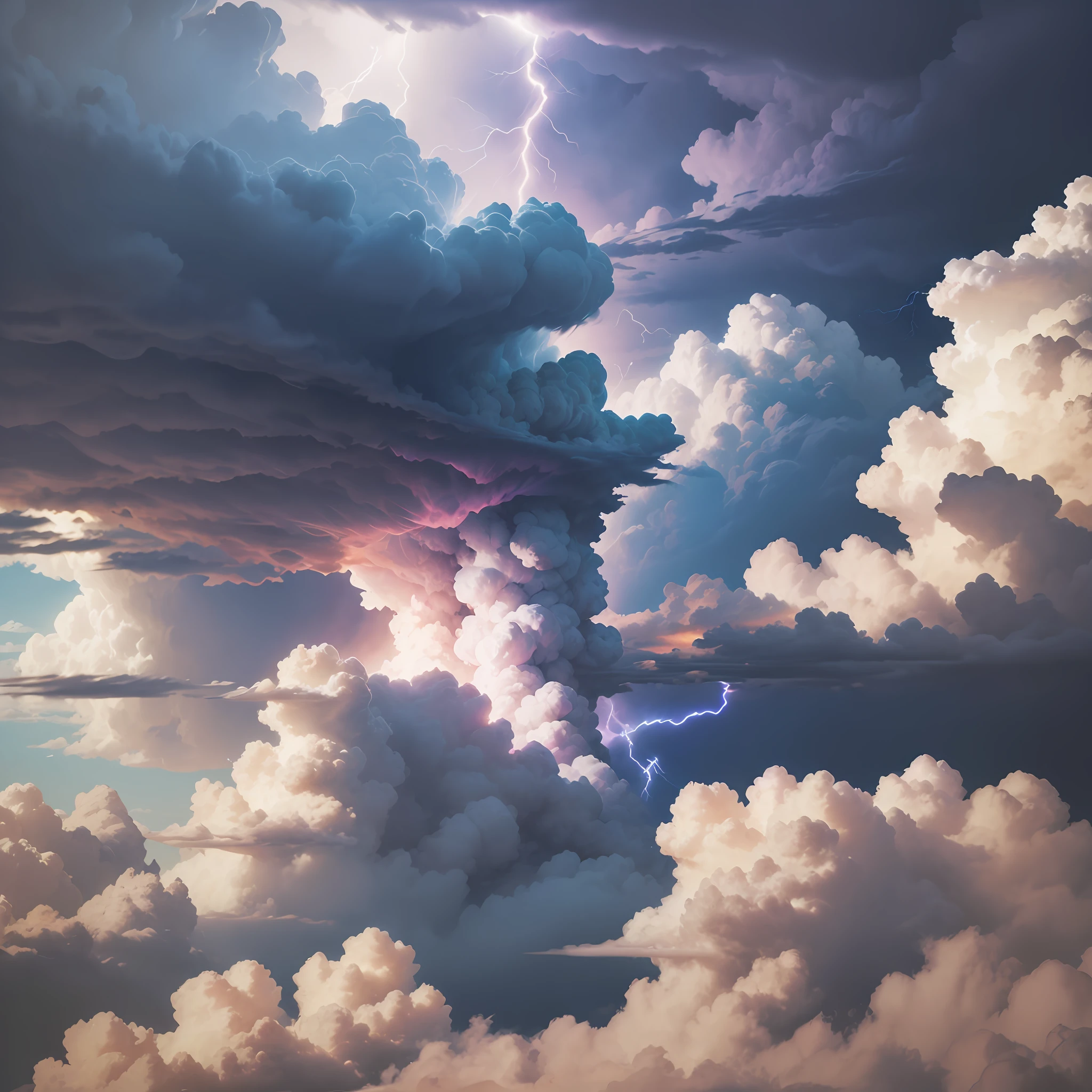 Lightning falling from clouds --auto --s2