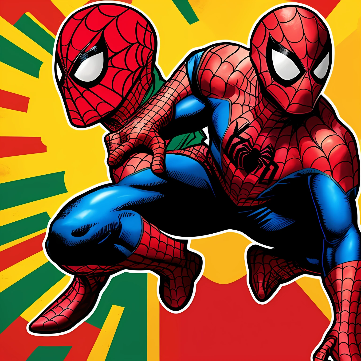 Make a Brazilian spiderman killing Bolsonaro