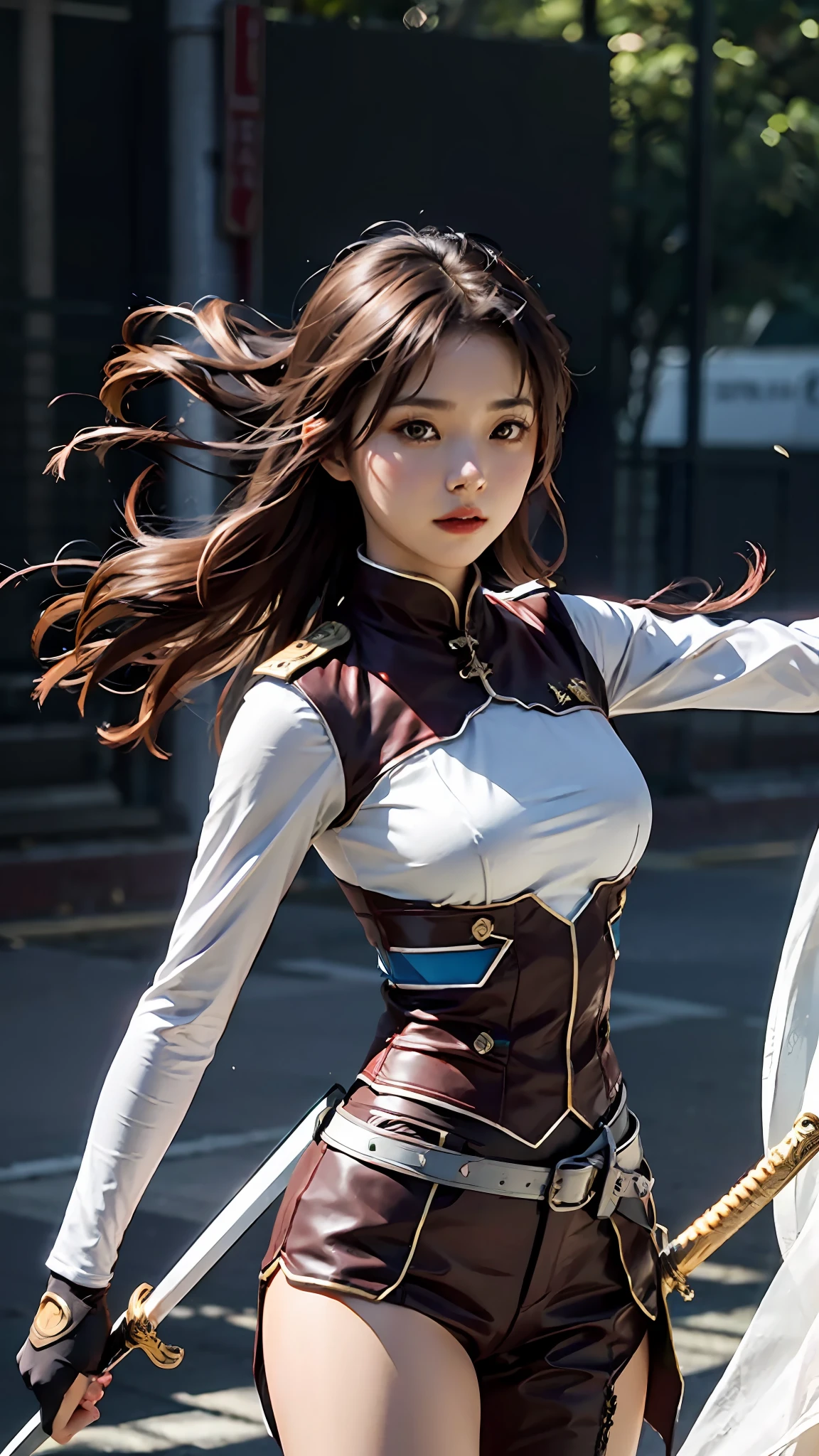 Beutiful women,On the battlefield,Female general,period costume,Armor,Fight with guns in hand,Chinese big breasts,Tomorrow morning,The sword,sword art online, Sword dance,gossamer,a sultry