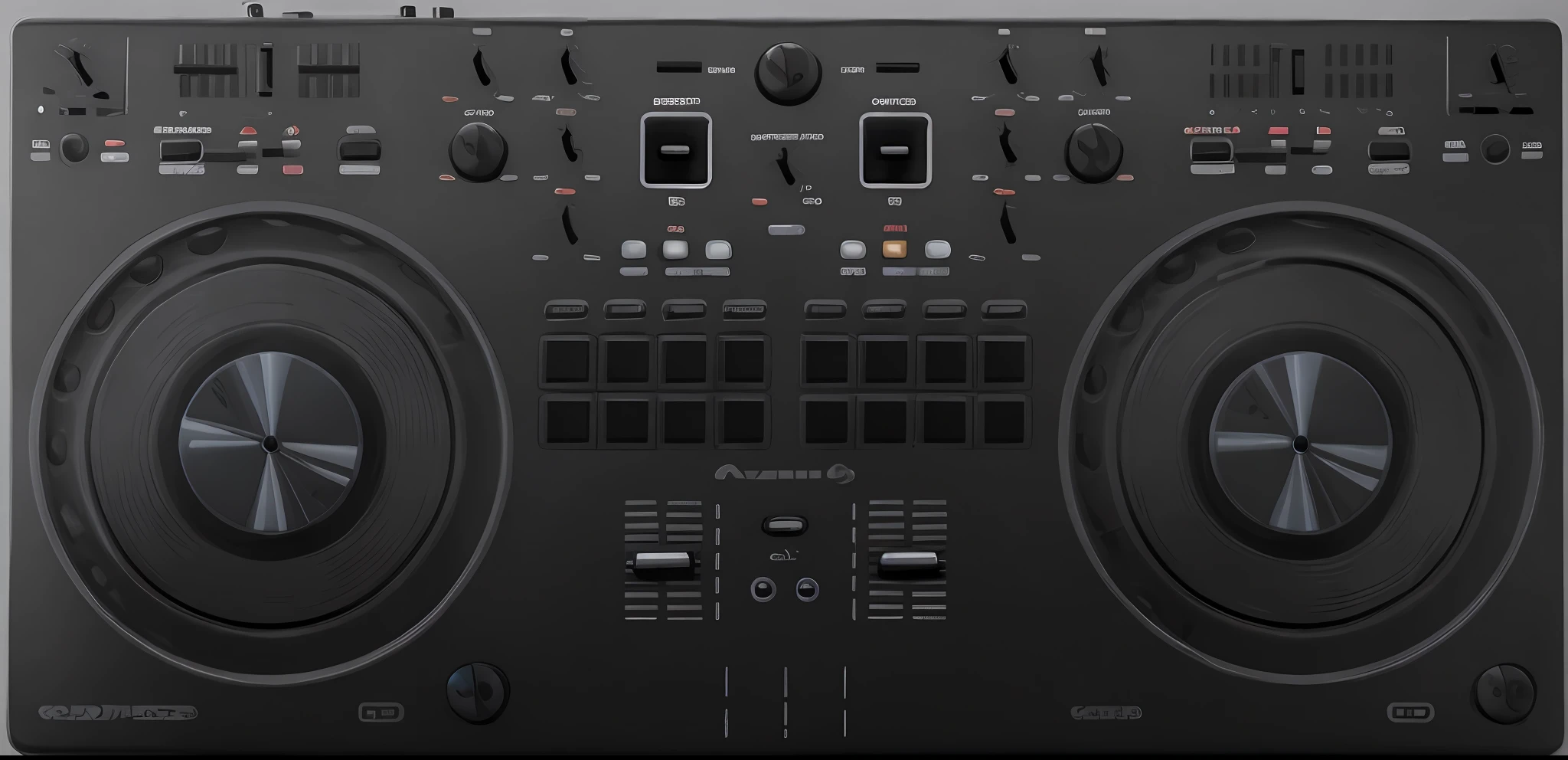 Um close up de um controlador de DJ com um disco dourado, Mixer DJ, DJ, Conjunto de DJ, turntables, DJING com toca-discos DJ, turntablist, audio equipments, Turntablism DJ arranhando, Roland, Deck do controlador, 2 0 1 4, 2014, obra de arte ", obra de arte", 2022, 2 0 2 2, DJ Sura