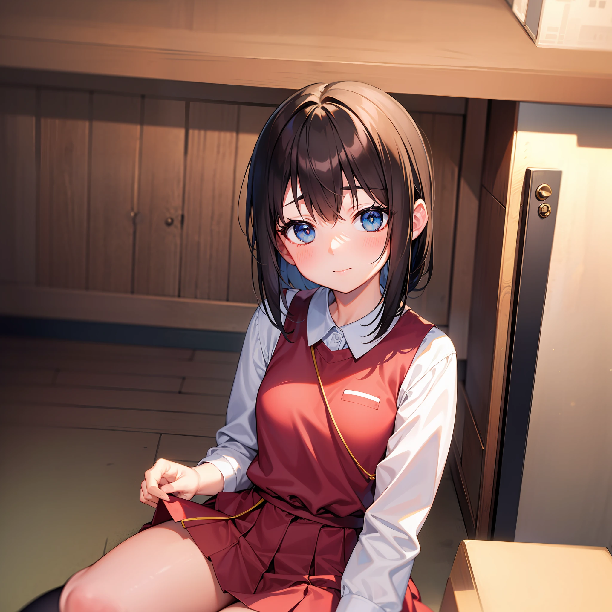 cute little、校服