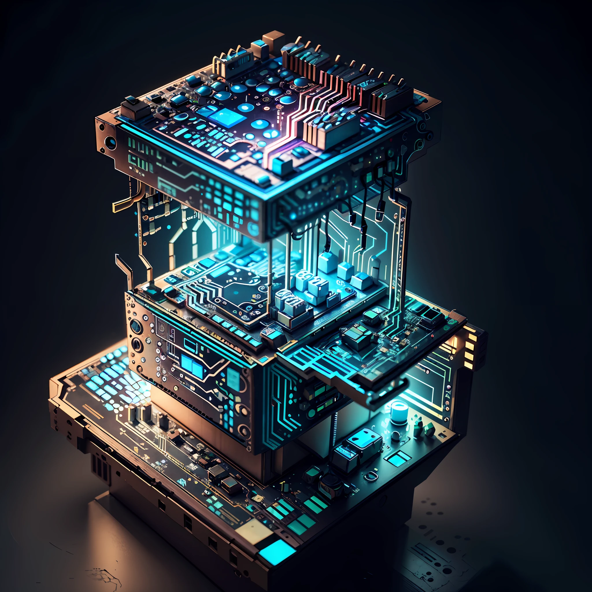 Circuit board AI construction