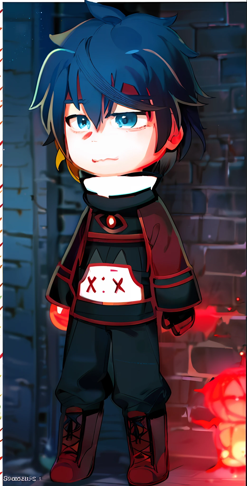 a cartoon drawing of a boy with black hair and a gray shirt, anime stylized, stylized anime, anime style character, in an anime style, anime boy, single character full body, advanced digital chibi art, anime moe artstyle, flat anime style, chibi style, 2 d anime style, flat anime style shading, anime styled, character adoptable