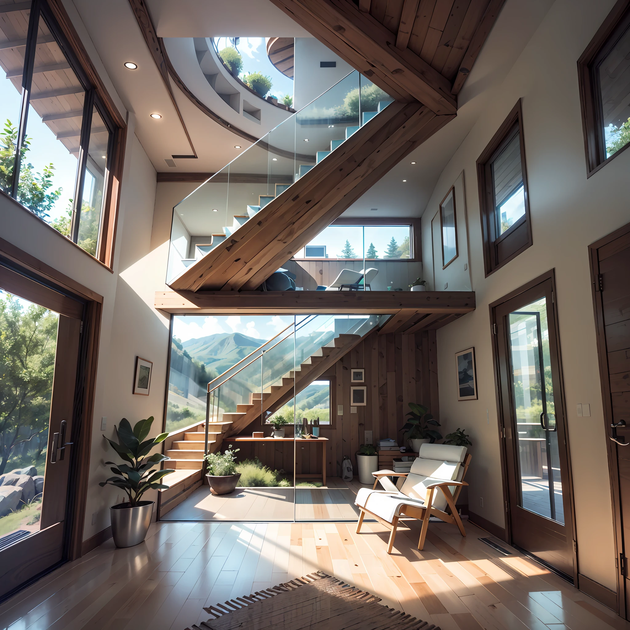 BiophyllTech,  glass, fully-organic, utopian,
house on a hill