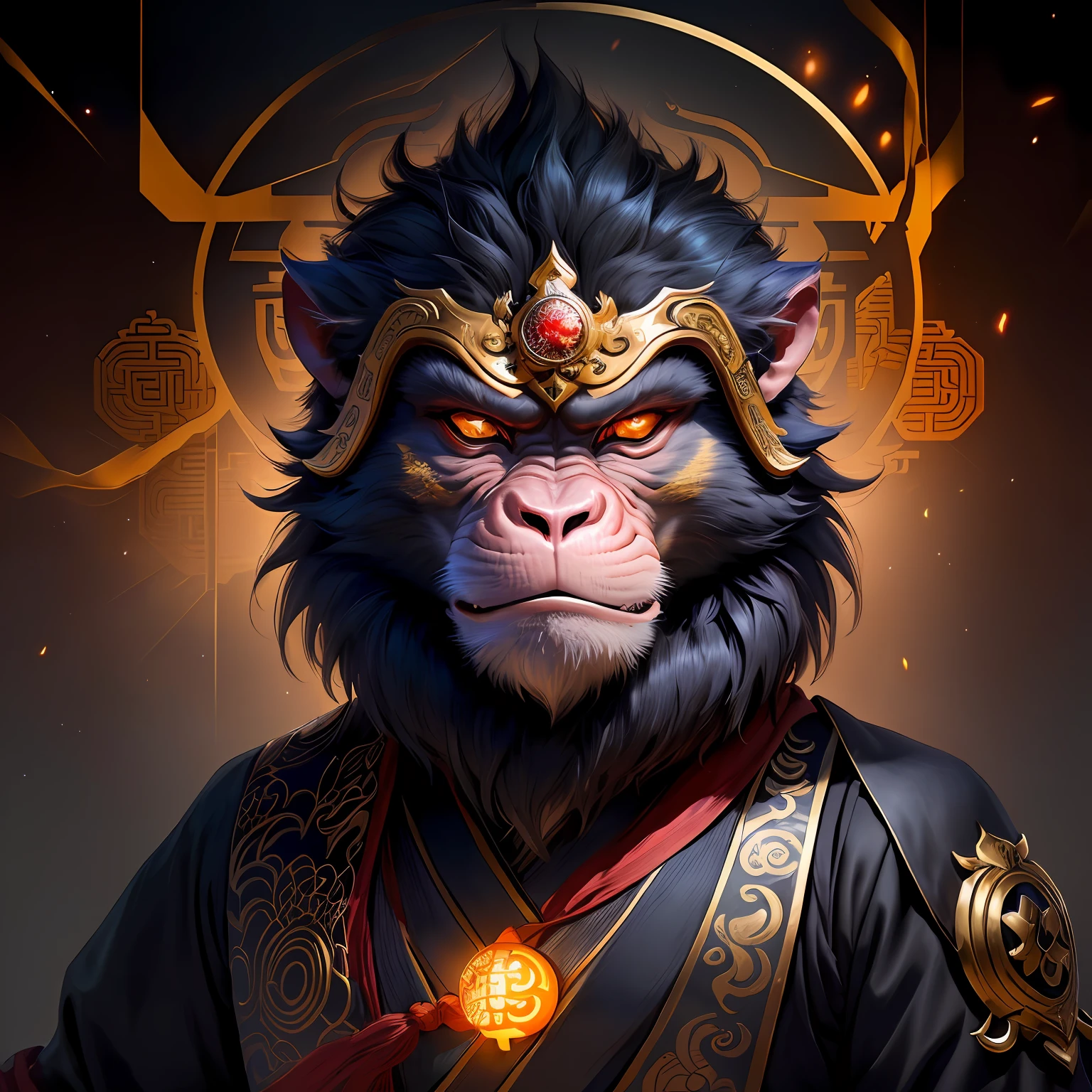 Bull dragon monkey