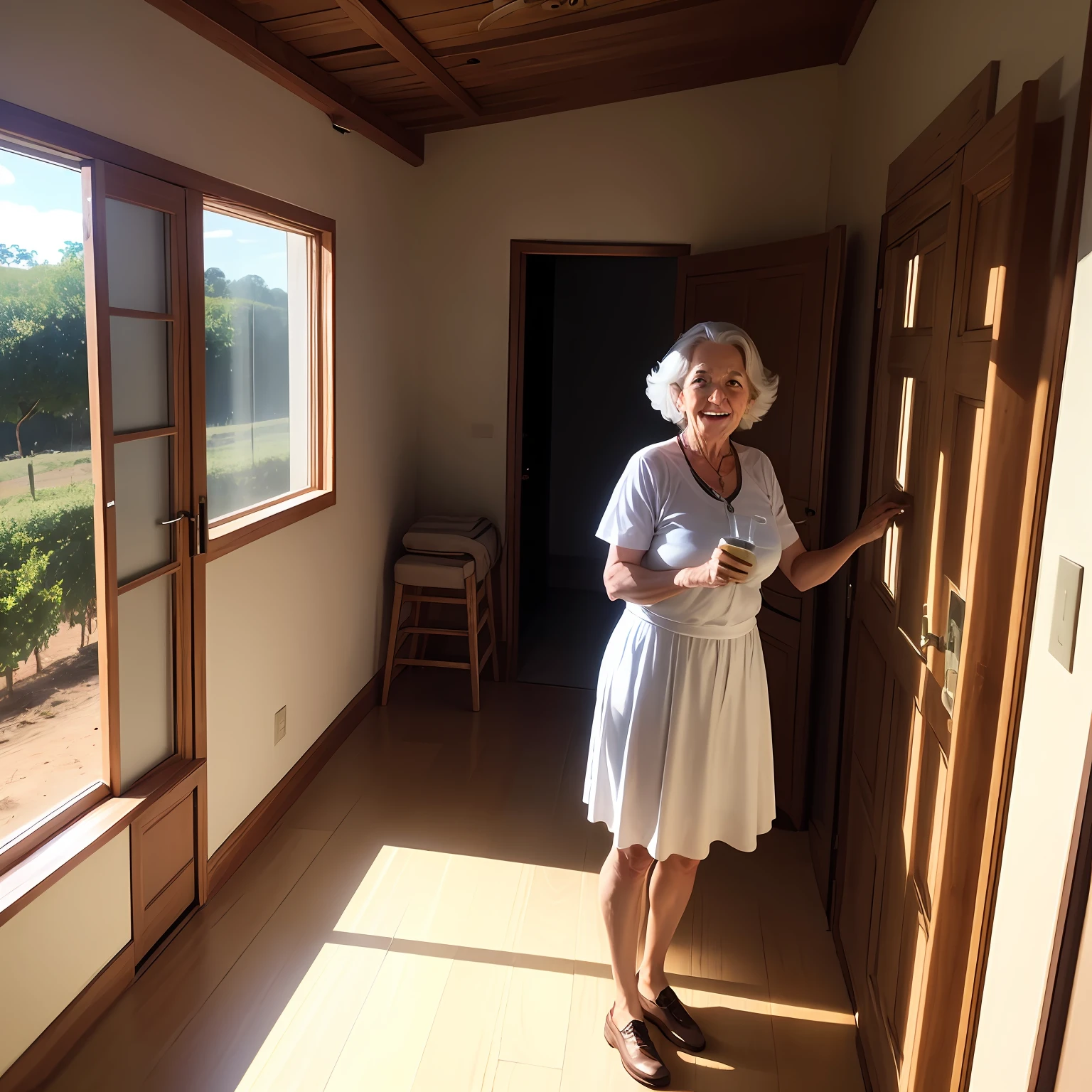 Melhor qualidade, obra-prima, ultra alta res, (fotorrealista: 1.4), foto crua, winemaker with 60 years, luz quente --auto