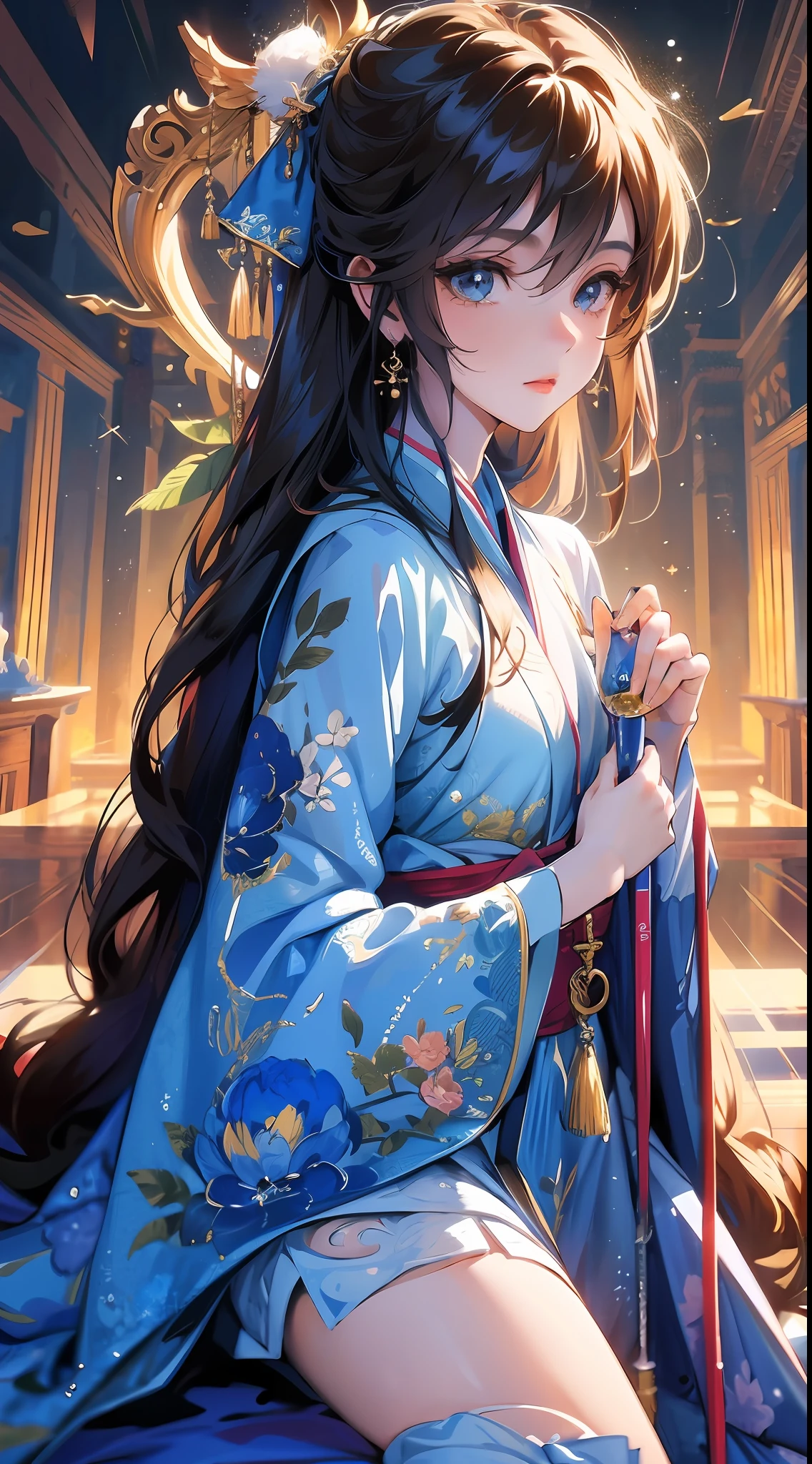 （（best qualtiy））， （（tmasterpiece））， （A detailed），1girll，独奏，angelicales， izumi，full bodyesbian