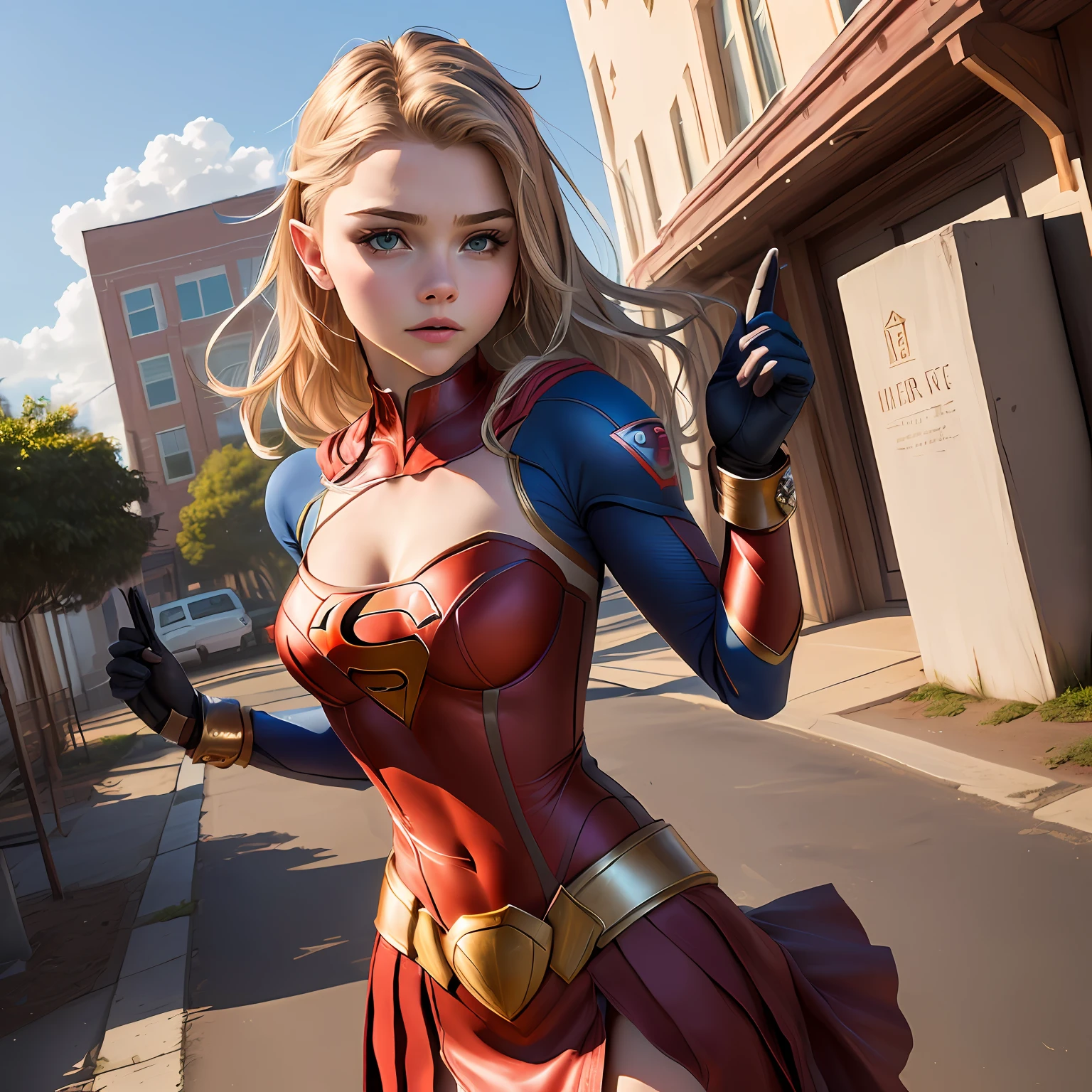 chloe grace moretz cosplay incrivél super girl