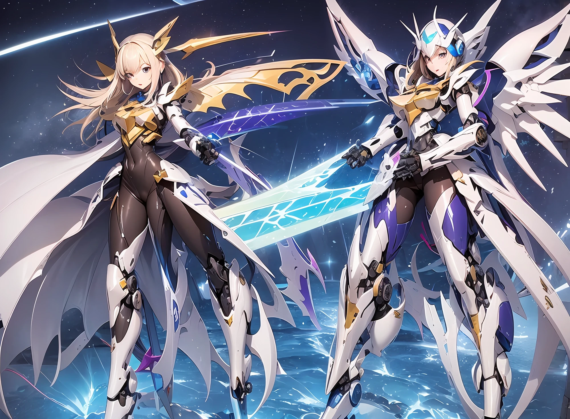 Mecha City Sword Transform into Female