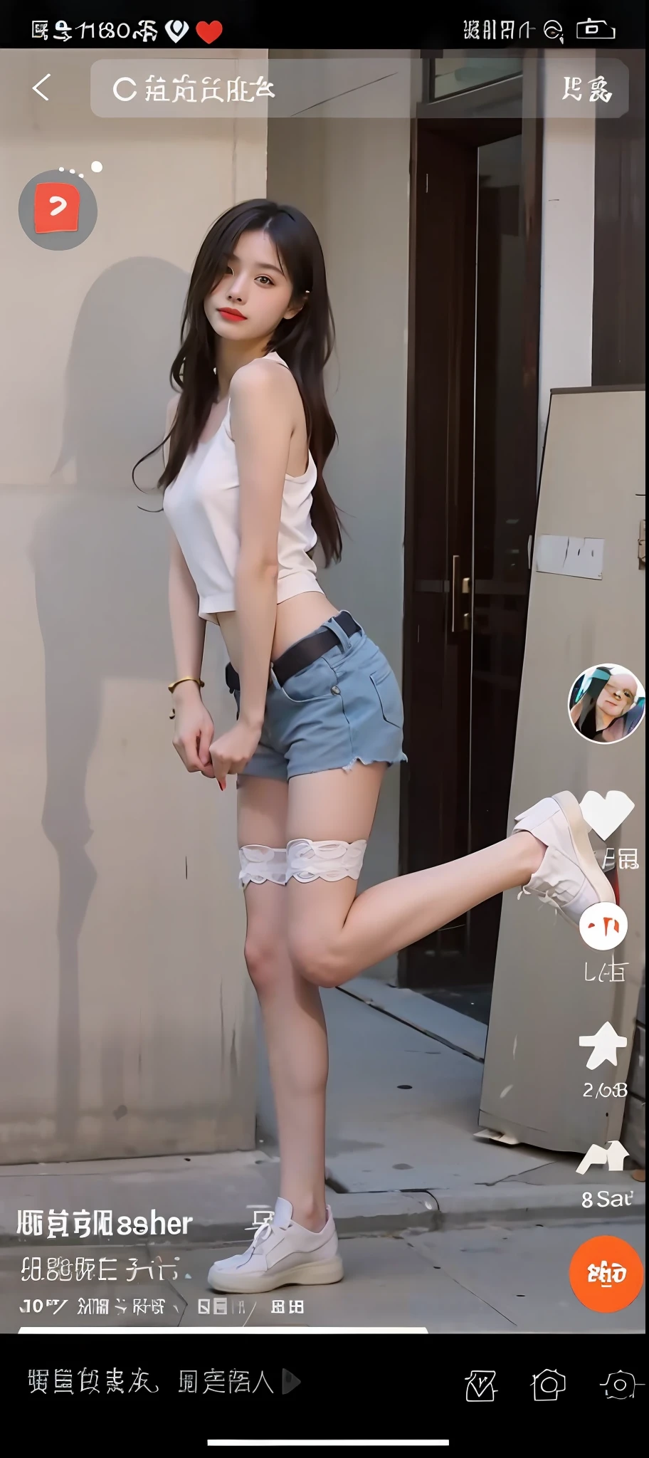 best qualtiy，tmasterpiece，超高分辨率，（realisticlying：1.4），s girl，Juvenile, Thin and light，white short socks