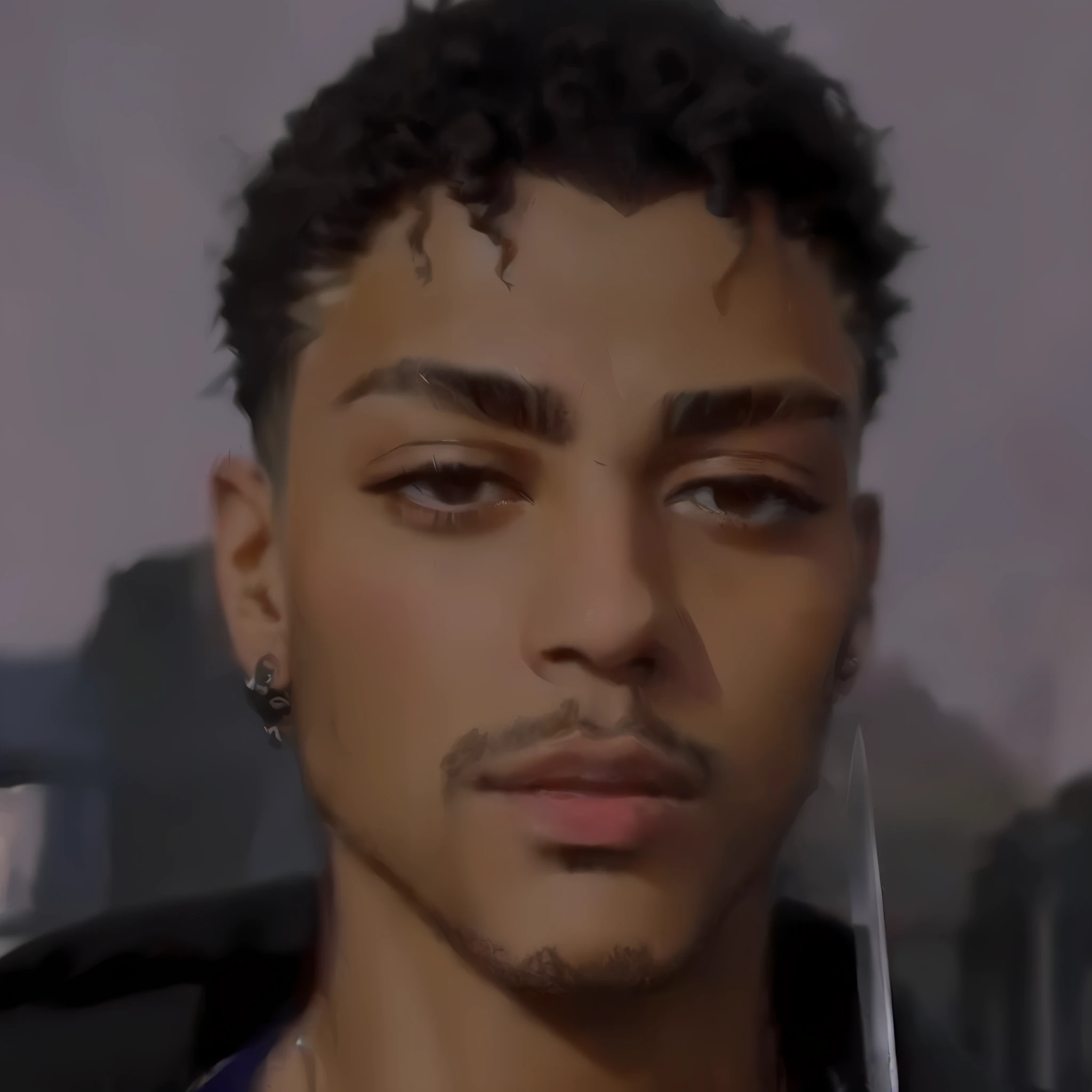 There's a man with scissors in his hand, em torno de 1 9 anos, taken in the early 2020s, tiradas em meados dos anos 2000, tiradas no final dos anos 2000, head shoot, Riyahd Cassiem, tiradas nos anos 2000, xxxtentacion