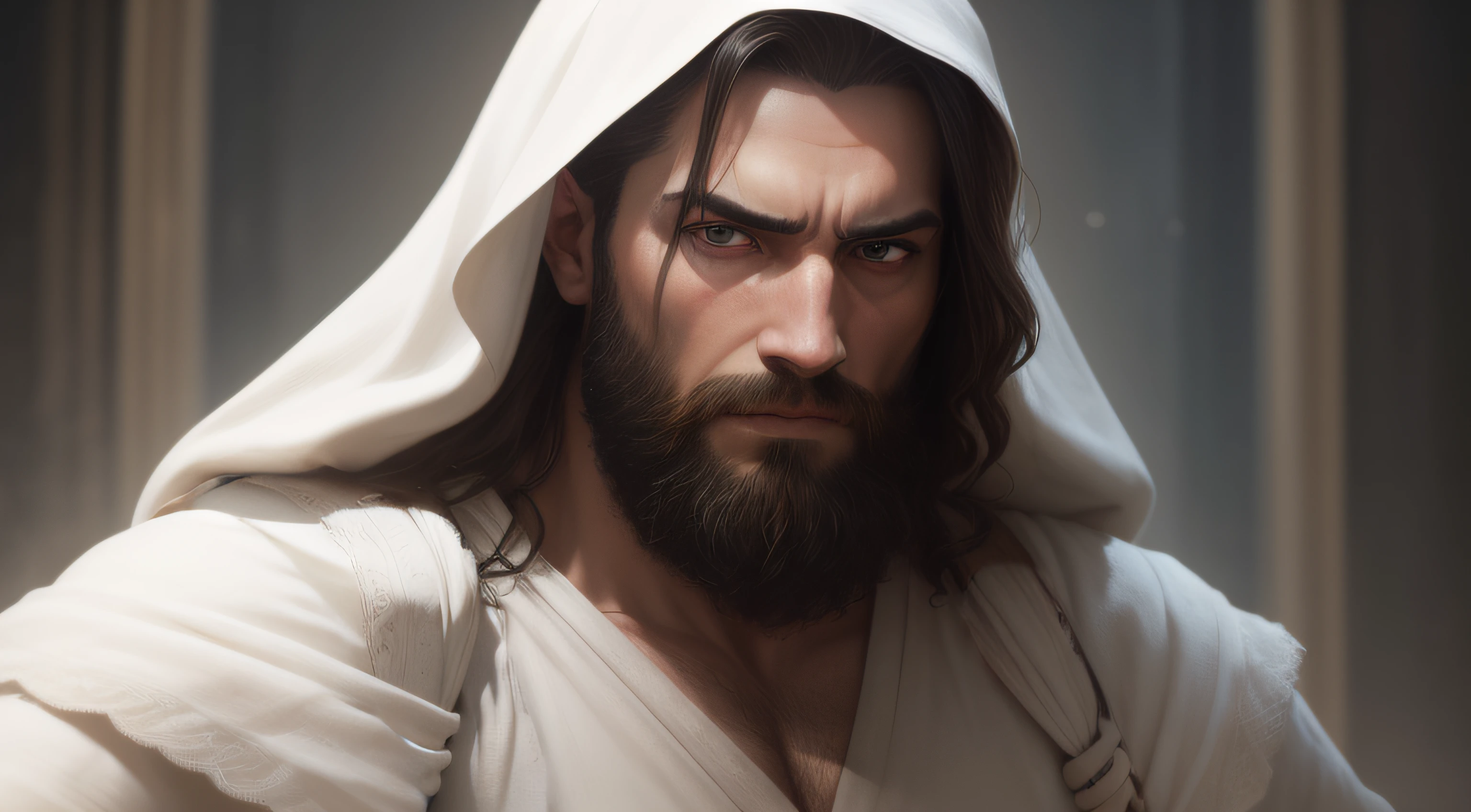 white tunic