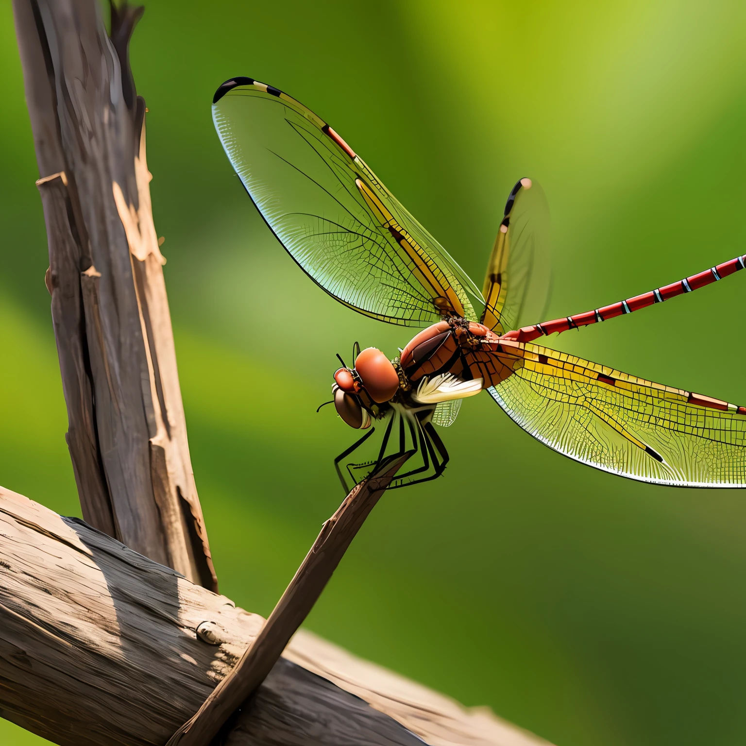 The little dragon flies --auto