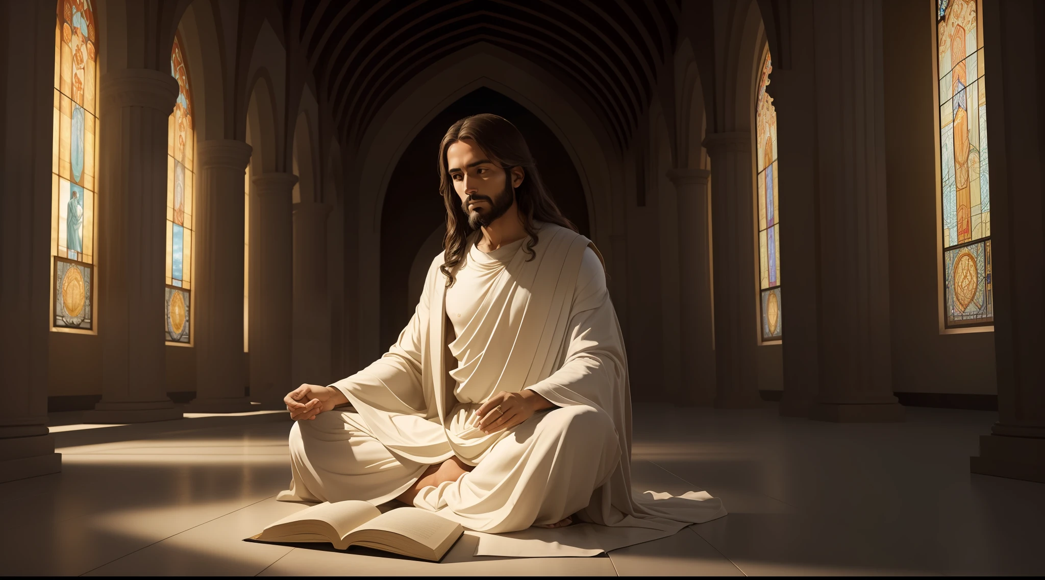 Jesus, the Philosopher of Wisdom"
description:
In this unique creation in SeaArt, we portray Jesus Christ as a philosopher of wisdom, Exploring the depths of human knowledge and understanding. With delicate strokes and evocative colors, This image captures the transcendental essence of his wisdom and compassion.
The scenario shows Jesus in the midst of a serene environment, surrounded by disciples and followers eager to absorb his transformative words. Seu olhar profundo reflete uma mente iluminada, mergulhada nas verdades universais do ser e do existir.
Por meio dessa arte inspiradora, Witness the fusion between spirituality and the search for truth, representing Jesus not only as a historical figure, but as an eternal symbol of wisdom and love. His calm posture and gentle gestures radiate a presence that transcends time, inviting us to reflect on the purpose of life and the mysteries of the universe.
Explore cada detalhe meticuloso desta imagem, where knowledge and compassion come together in harmony. Feel the connection to the brilliant mind of the Philosopher of Wisdom and let his words touch the core of your soul.
Ao contemplar essa obra, allow yourself to be inspired by the timeless lessons Jesus taught us, inviting us to seek inner truth and to understand the inestimable value of empathy and mutual understanding.
Get ready for a journey of reflection and self-discovery, in which the philosophy of Jesus echoes through the ages, illuminating the path to a more meaningful and enriching existence.