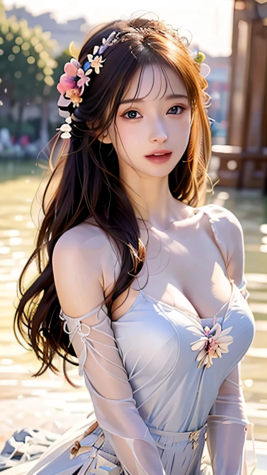 masterpiece, best quality, (realistic, photo-realistic:1.37), 8k, an extremely delicate and beautiful, amazing, finely detail, official art, absurdres, incredibly absurdres, huge filesize, ultra-detailed, extremely detailed, beautiful detailed girl, 1girl, (perfect female figure), full body, middle breasts,