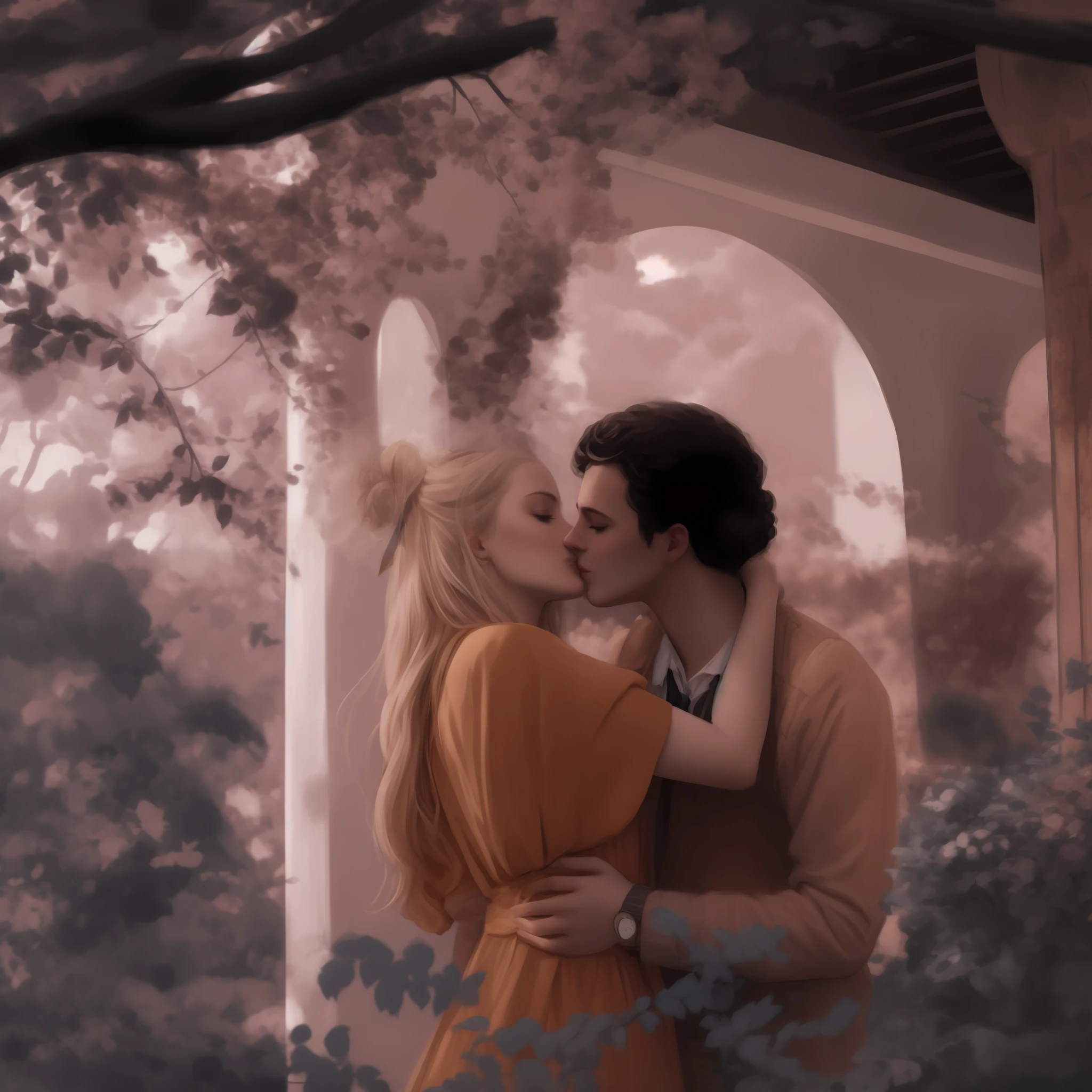 Create an illustration with English strokes