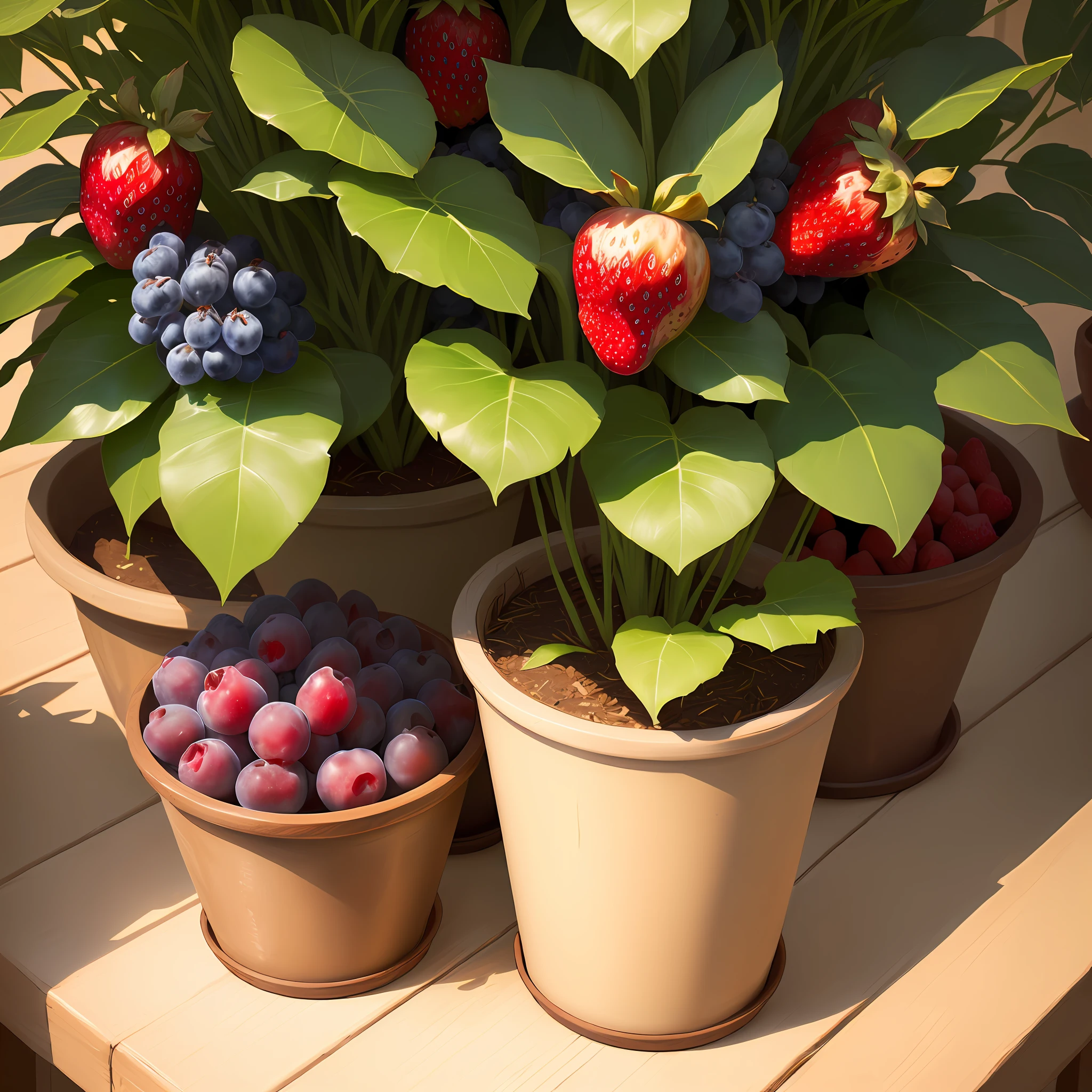 potted fruit