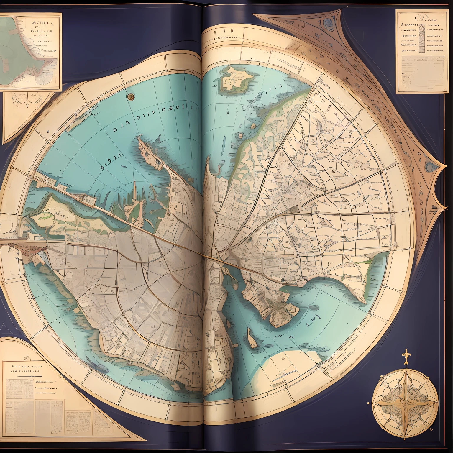 Medieval Maps, castle
