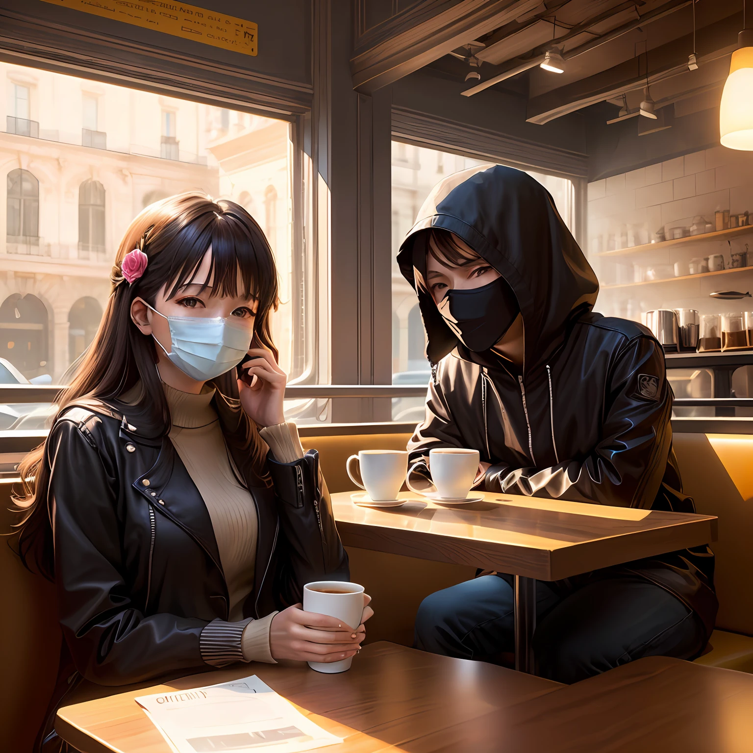 cafes masks