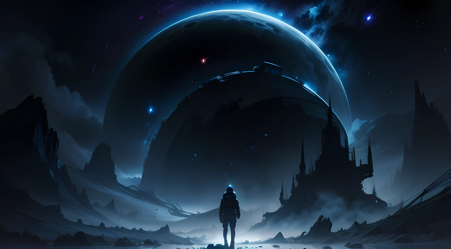Darkness and deep space