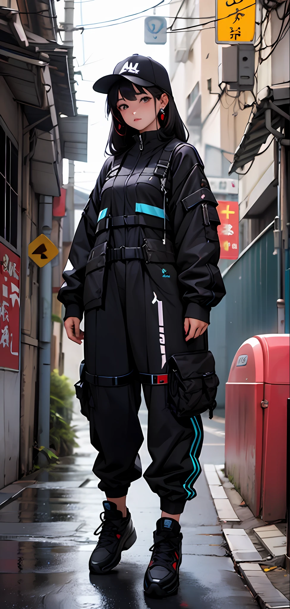 Uma girl coreana Techwear --auto
