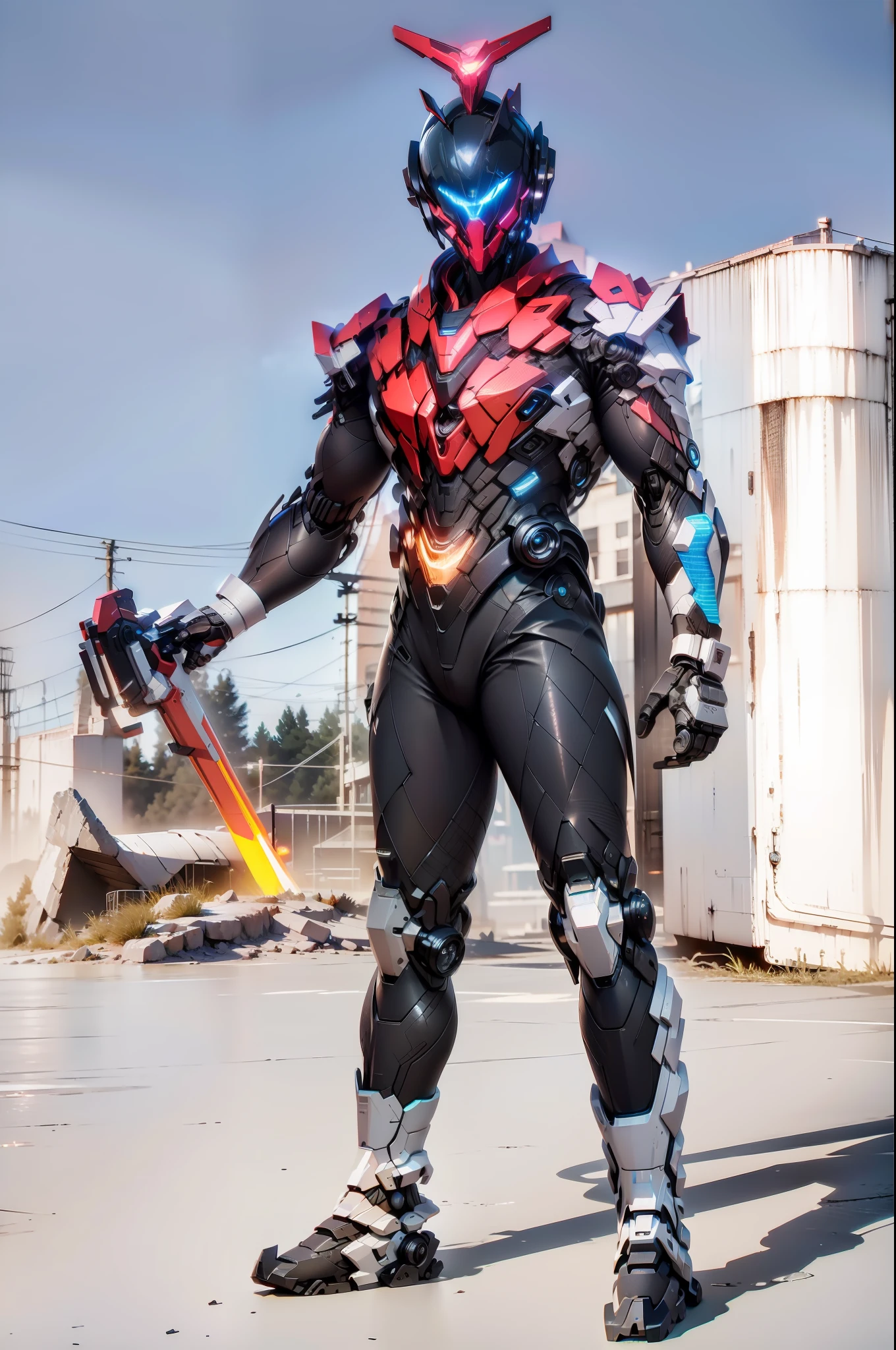 Realiy,photorealestic,Machinary,mechs,Technologie,musculous,glowing light eyes,Burly body,style of photography,Real scenery(Metallic texture 1.8)(Excess detail 2)(High resolution1.6)(4K clarity1.9)(Carbon fiber 1.5)(Metal reflection 1.5),Neon lights