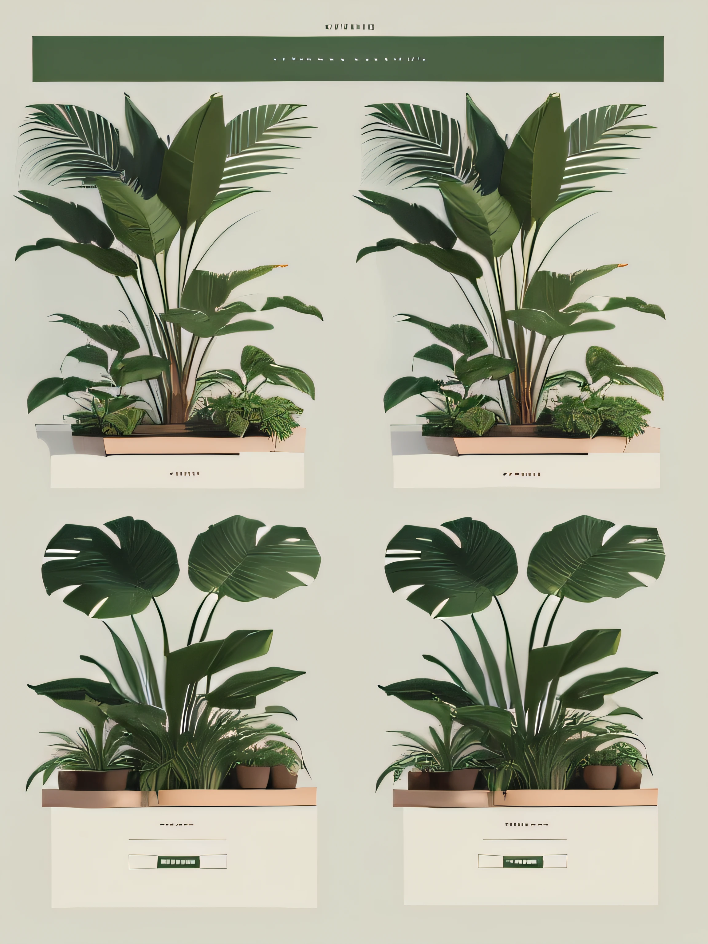 Illustrate a detailed and visually appealing reference sheet for a tropical bush, showcasing its various features and attributes