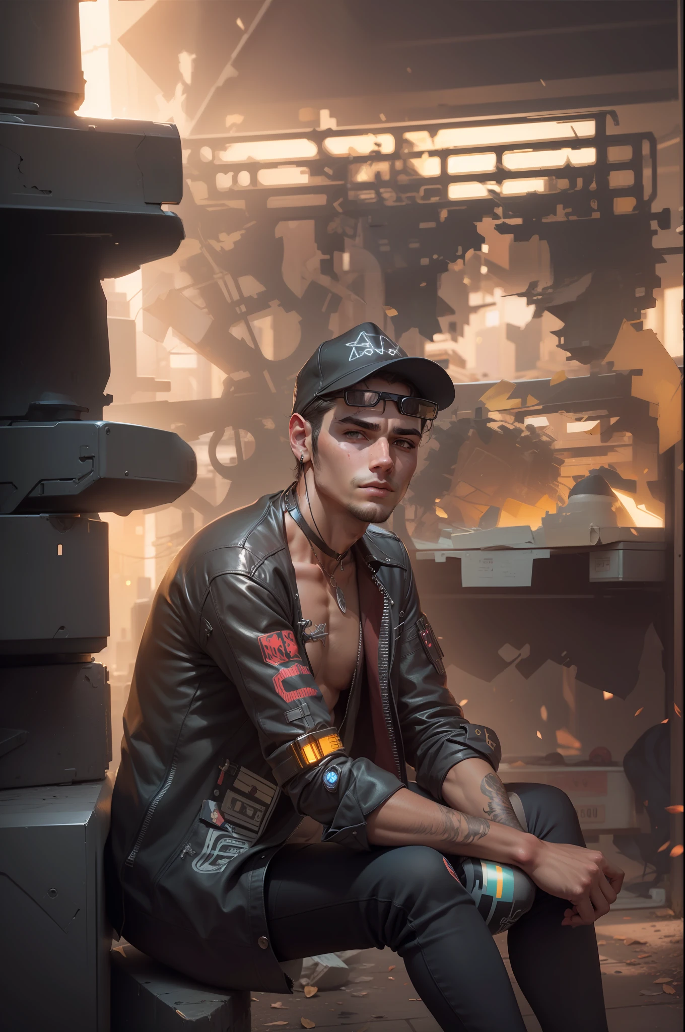 Change background cyberpunk handsome boys realistic face .8k.ultra realistic
