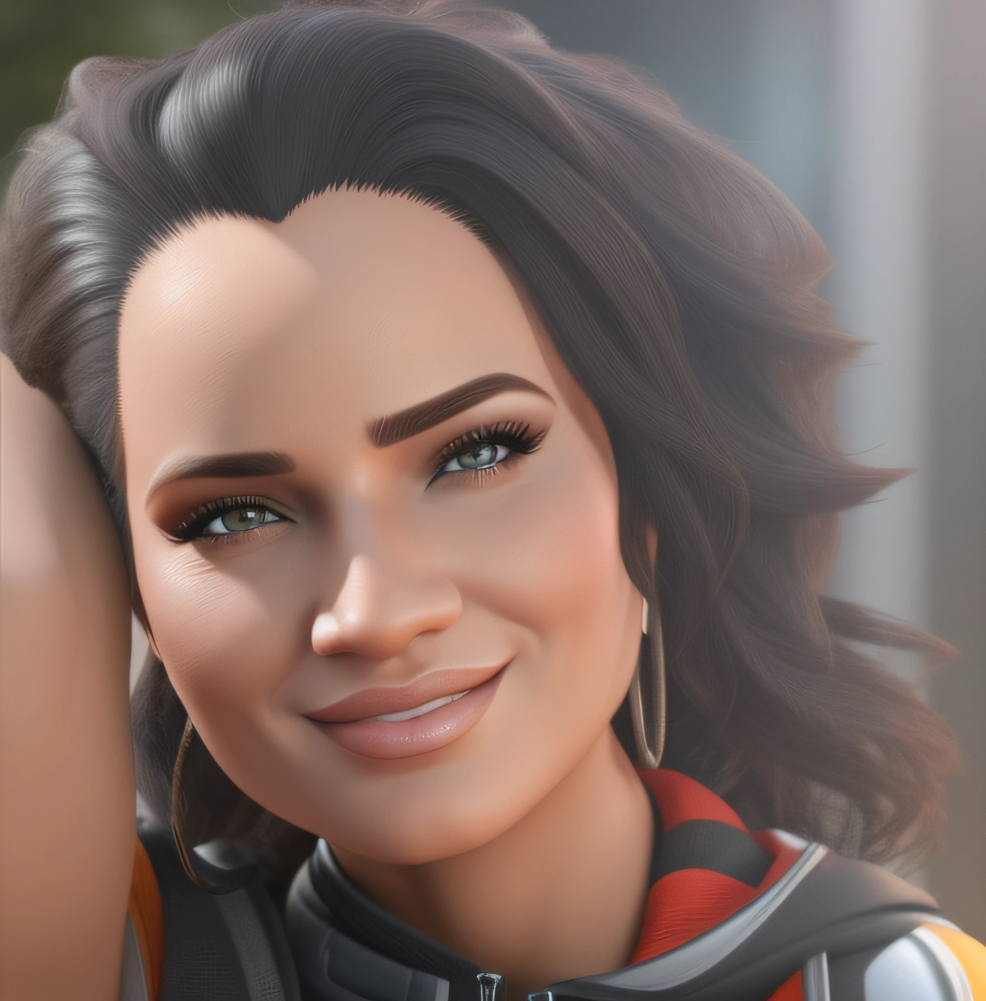 mulher, caricatura caricatura render 3D, Recursos extremamente exagerados, altamente detalhado, Arnold render, Arte de Zbrush por Gabriel Soares, instagram, art-station