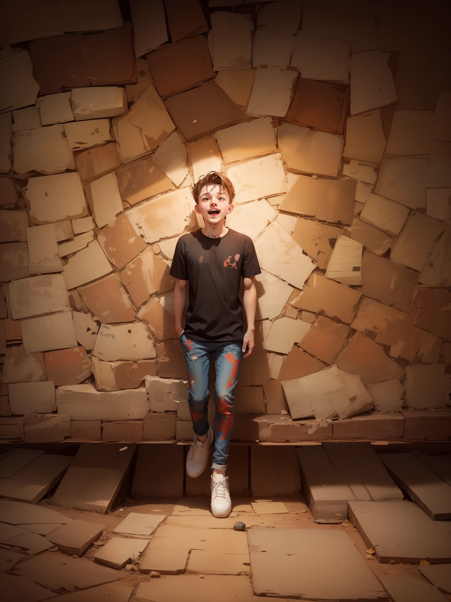 Cute and adorable cartoon Tom Holland... HD