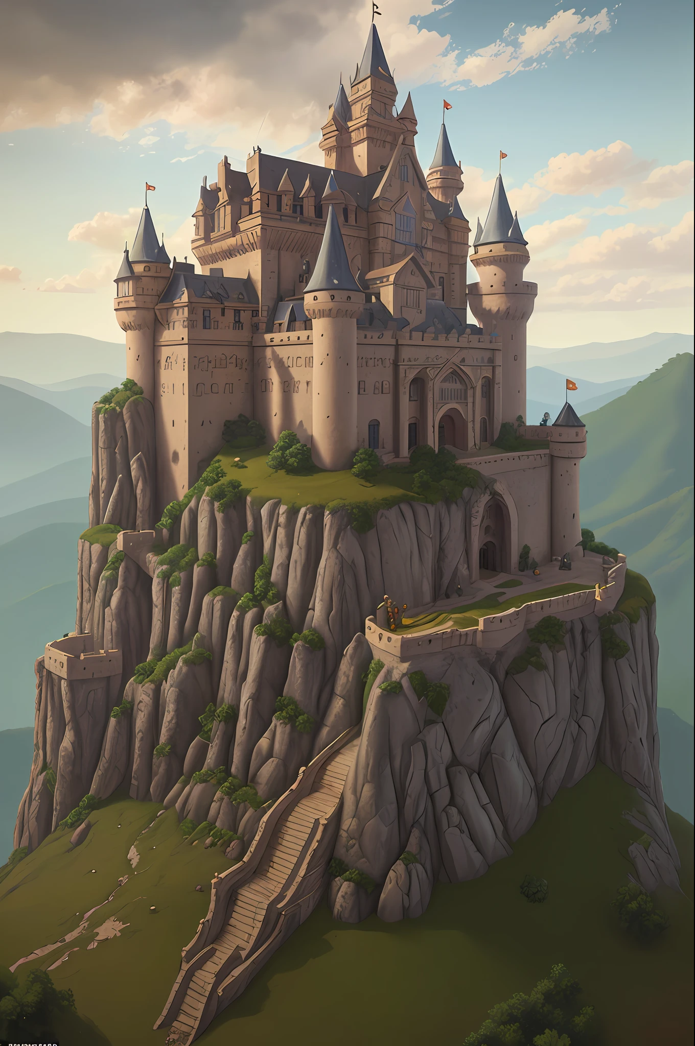 A forbidden castle high up in the mountains, doughnuts, pixel art, (intricate details:1.12), hdr, (intricate details, hyperdetailed:1.15), (natural skin texture, hyperrealism, soft light, sharp:1.2), game art, key visual, surreal