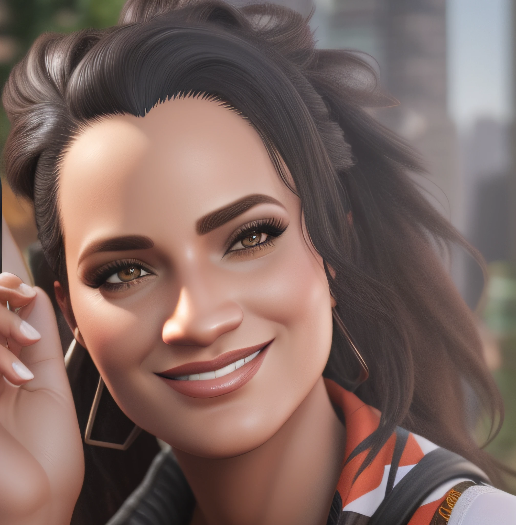 mulher, caricatura caricatura render 3D, Recursos extremamente exagerados, altamente detalhado, Arnold render, Arte de Zbrush por Gabriel Soares, instagram, art-station