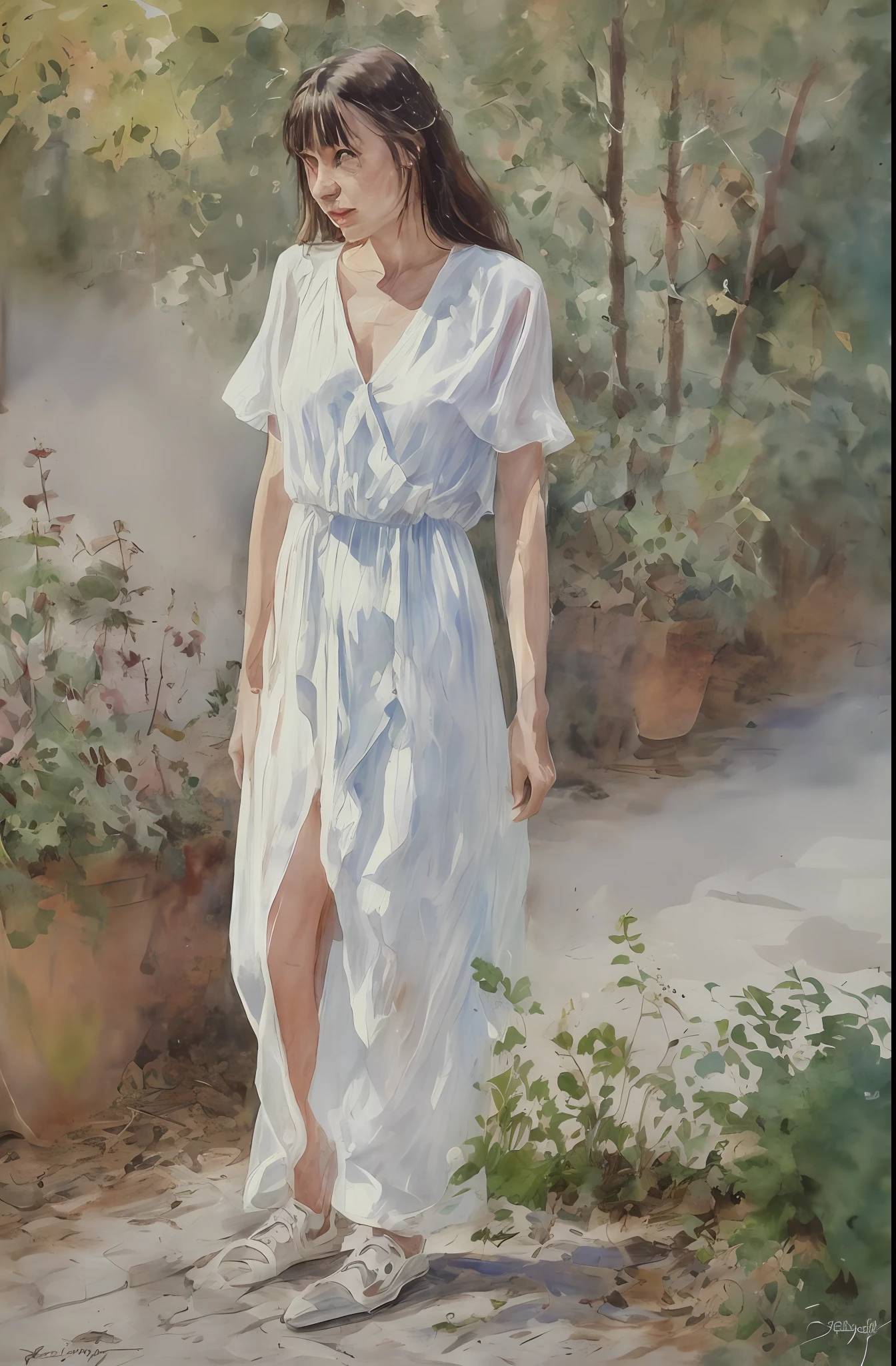 (masterpiece, realistic:1.4), (extremely intricate:1.2), close shot , portrait, (upper body:1.2), (from front:1.3), backless dress, (long dress:1.2), very long hair, breasts, bare shoulders, sky, ocean, water, looking at viewer, italian, head tilt, wind, cloud, sunlight, outdoor, 1girl, solo, cinematic light, ultra high res, 8k uhd, film grain, perfect anatomy, exquisitely detailed skin, best shadow, delicate, RAW, highres, clean lines,