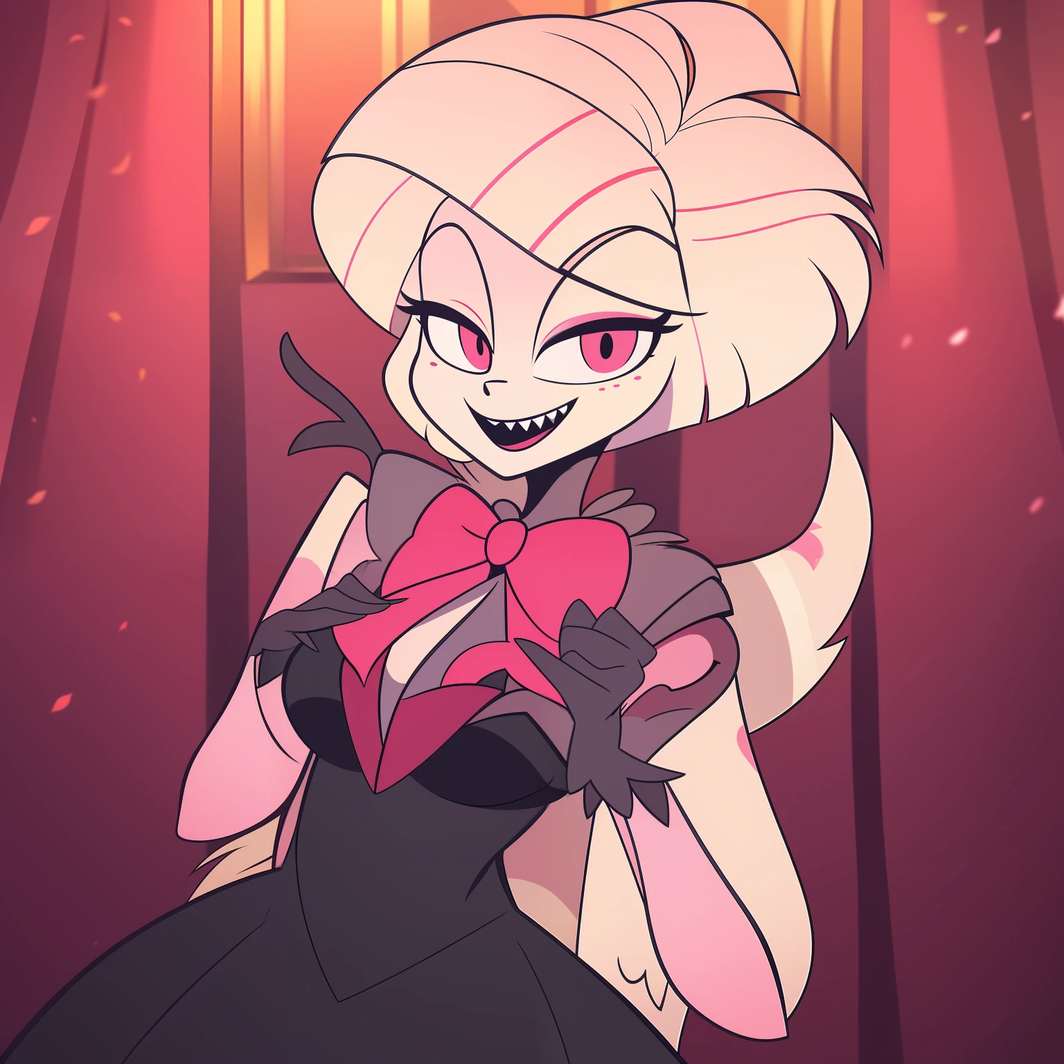 Angel Dust, hazbin hotel style