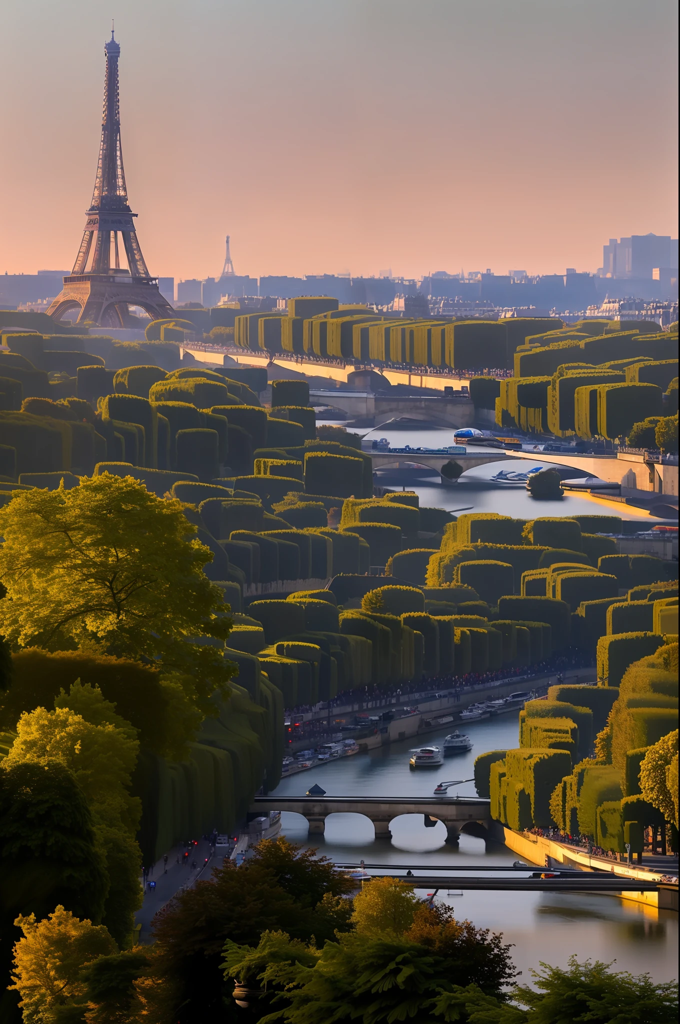 Eifel,paris, 85mm, f1.8, portrait, photo realistic, hyperrealistic, orante, super detailed, intricate, dramatic, sunset lighting, shadows, high dynamic range