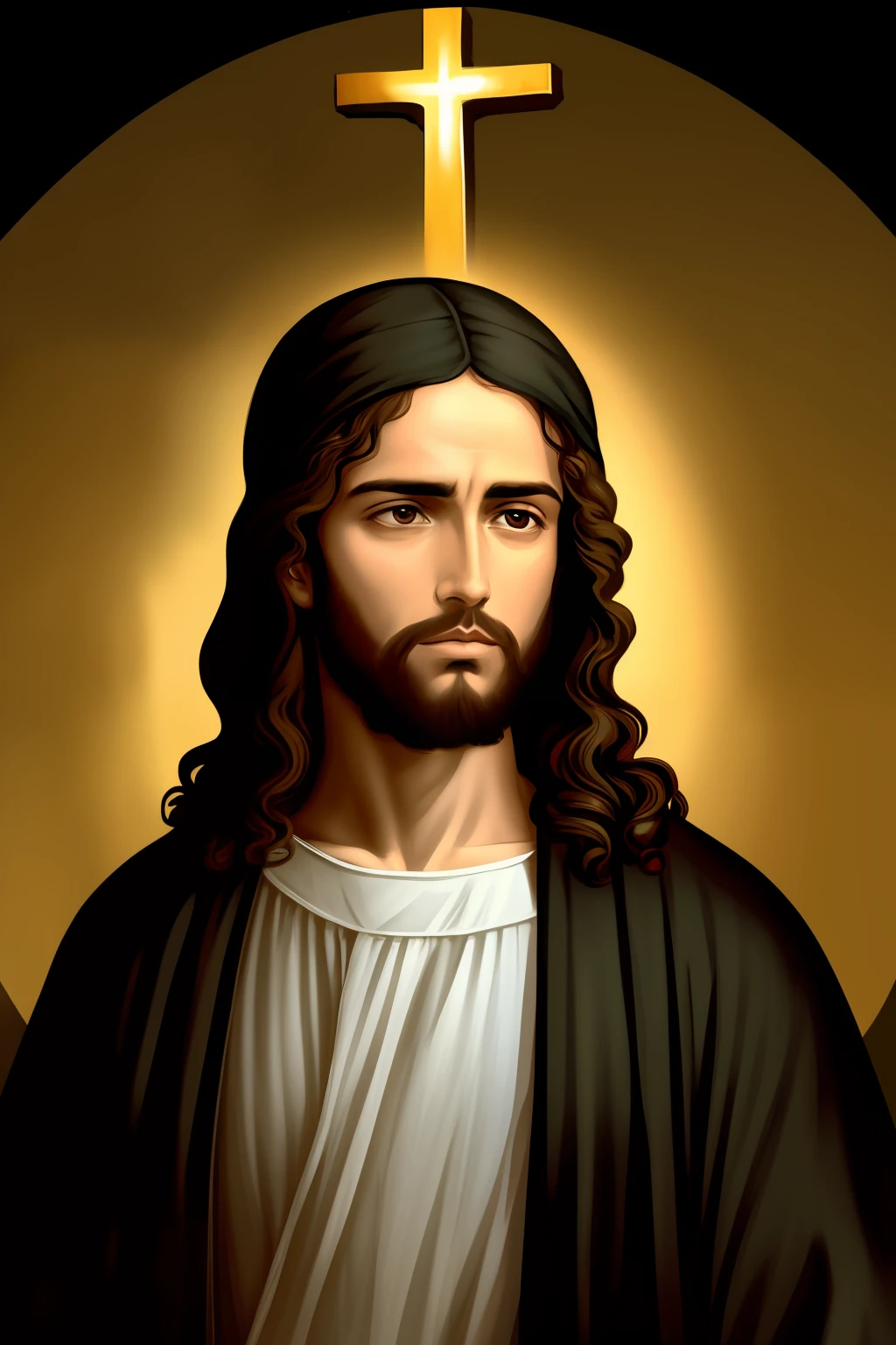 Jesus crito de frente pra tela
