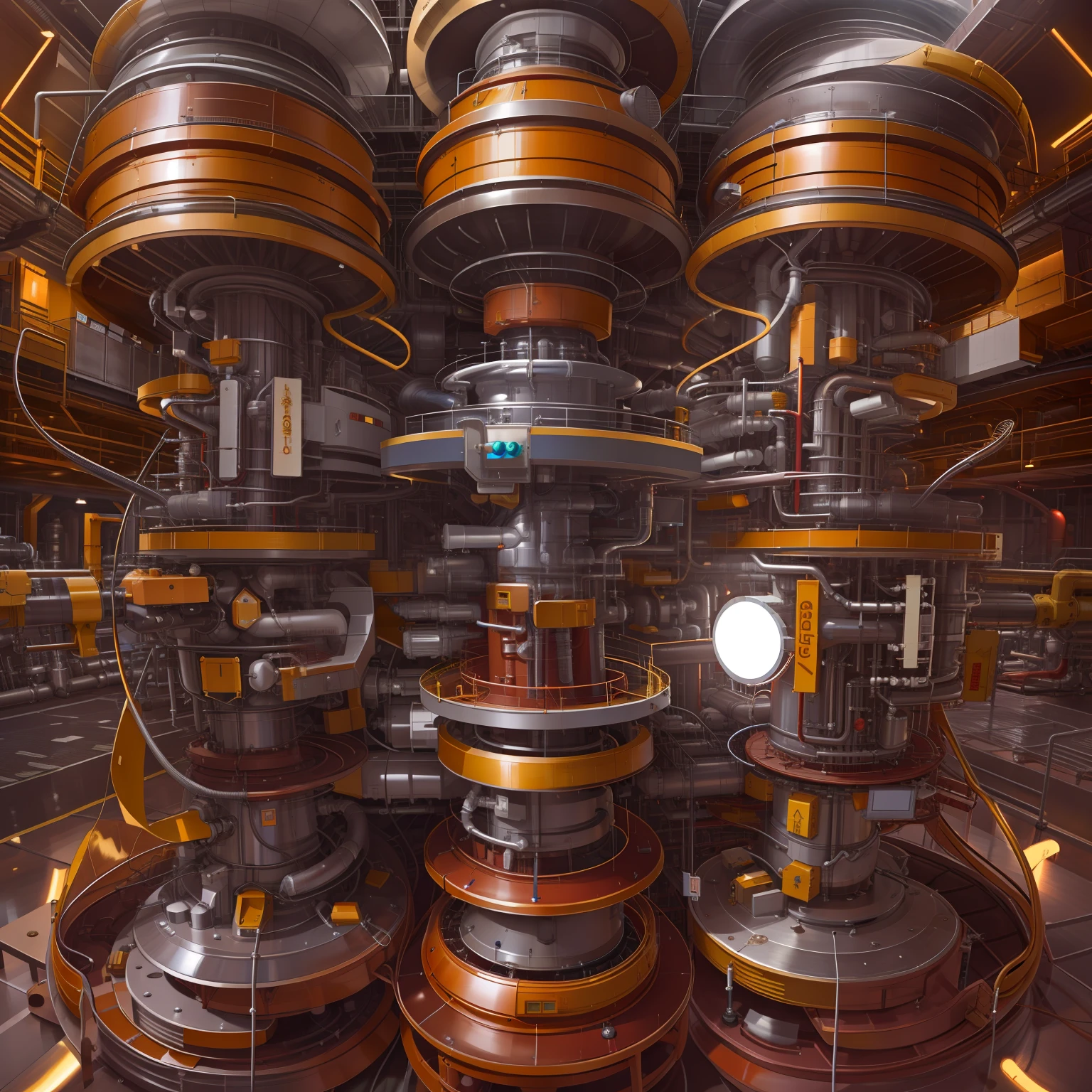 Make a tubular particle generator, extremamente detalhado, Ultra Detalhado, modern and technologically advanced. cores vibrantes, Red Rays and a Futuristic Time Machine.