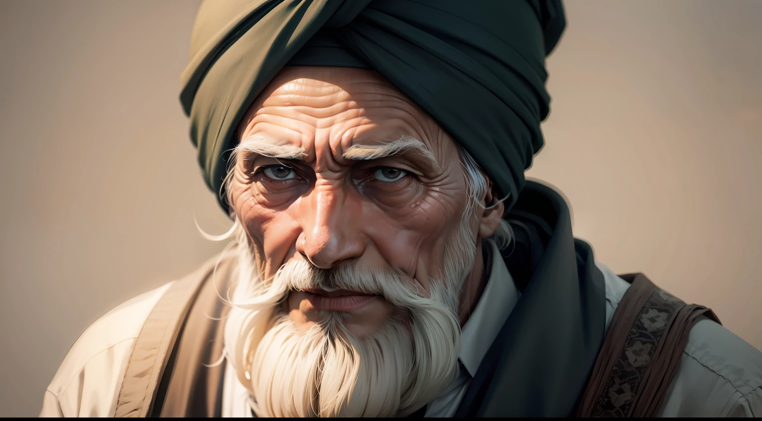 old man with turban