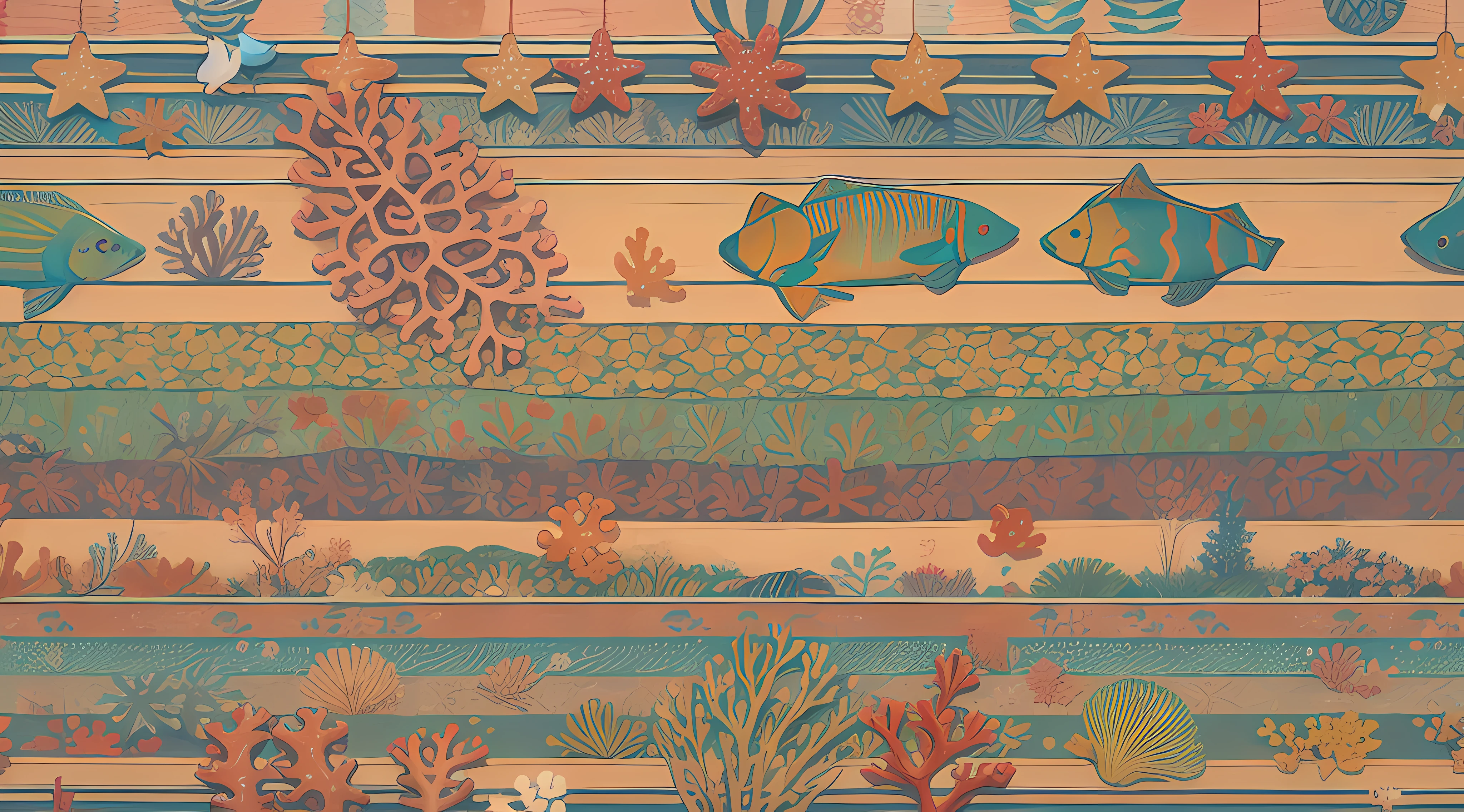 papel de parede fundo do mar, coral ,peixes, cores vivas