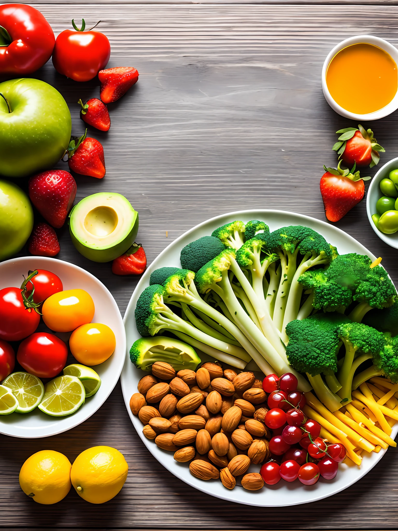 Healthy food on the table
