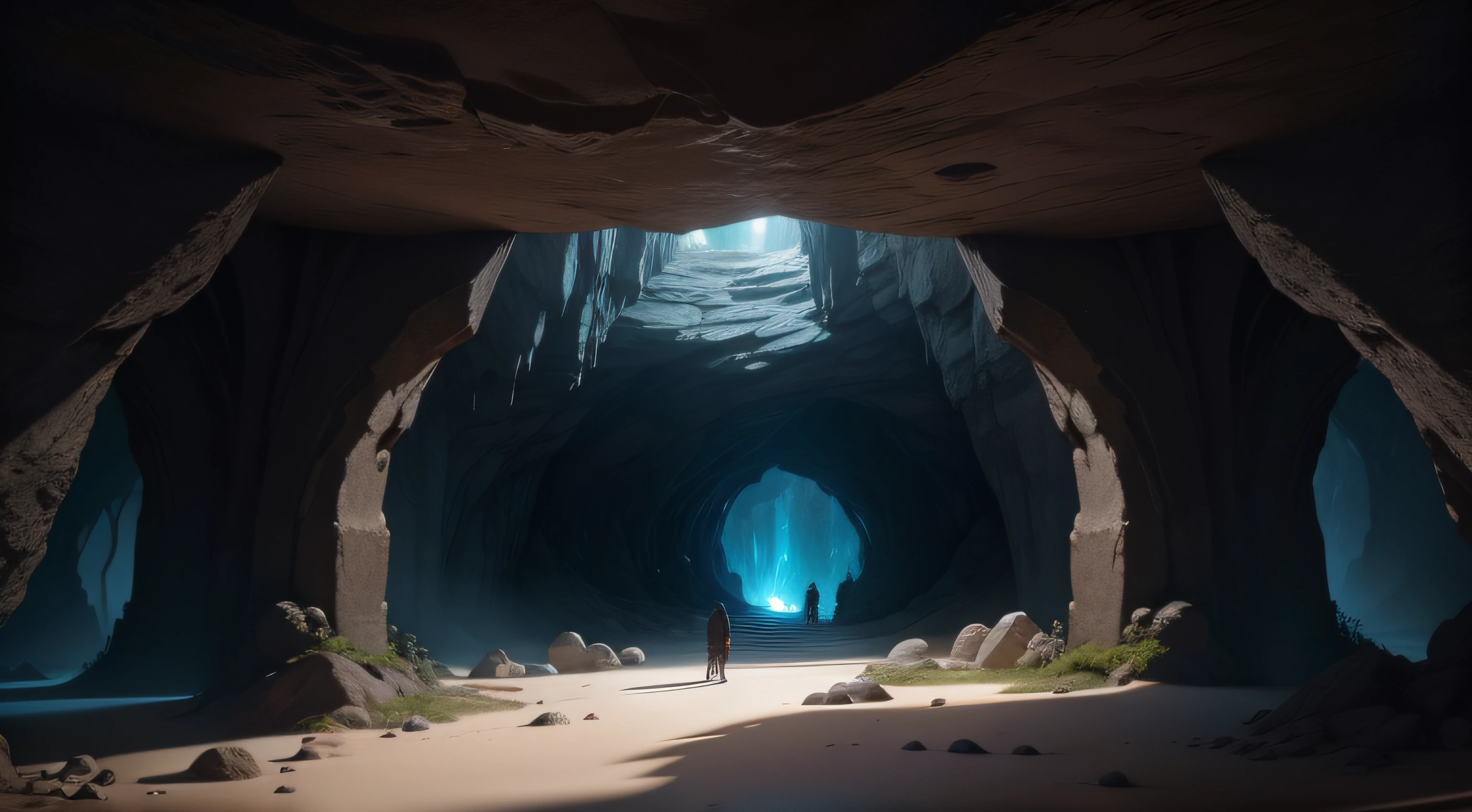 Step into the mesmerizing world hidden within the depths of a mysterious cave. Picture an intricately detailed, 3D masterpiece, rendered with the brilliance of 8K Octane technology, bringing to life the enigmatic interior of the cave. The cinematic lighting accentuates every nook and cranny, revealing the smooth textures of ancient rock formations.
Explore the symmetrical wonders that nature has sculpted within the heart of the cave, as if an artist's hand had carefully crafted this hidden gem. The play of light and shadow creates an otherworldly atmosphere, pulling you deeper into the cave's secrets.
As you venture further into this epic composition, you'll discover the highly detailed and beautiful facets of the cave's interior, almost as if you're gazing upon the work of art itself. The eyes are drawn to the delicate intricacies of the cave, each twist and turn telling a story of time's passage.
Join the trend on ArtStation with this masterpiece of cave artistry, where artists such as Georgia O'Keeffe, Ansel Adams, and Ernst Haeckel have drawn inspiration from the wonders of nature's underground sanctuaries. Experience the allure of the cave's hidden world, where the fusion of modernism, chiaroscuro, and studio de lighting create a truly captivating and unforgettable image.
Step into the darkness and let the cave's secrets unfold before your eyes, as you immerse yourself in this stunning portrayal of the inner sanctum of Earth's majestic underground realm.