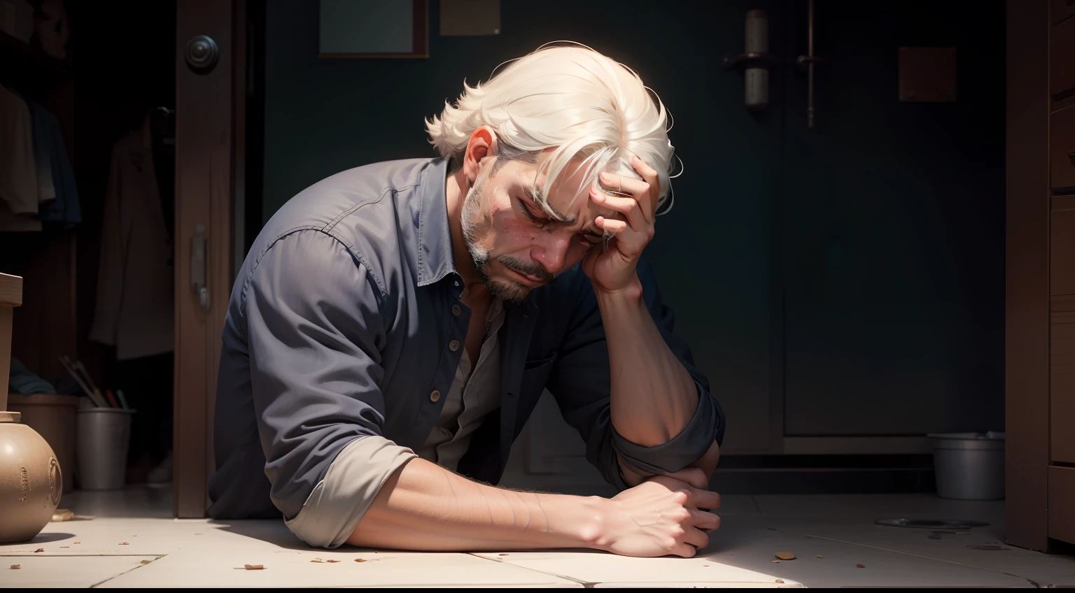 sad man