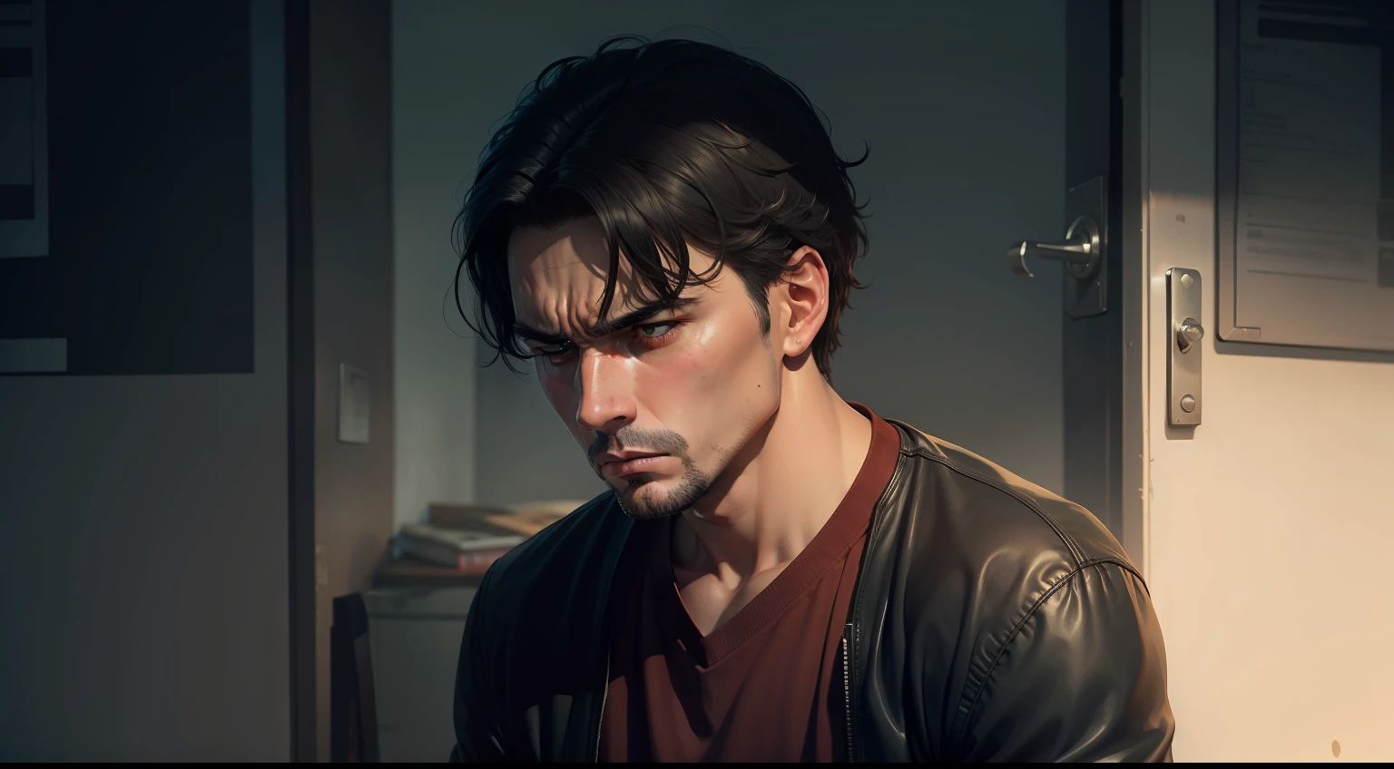 sad man
