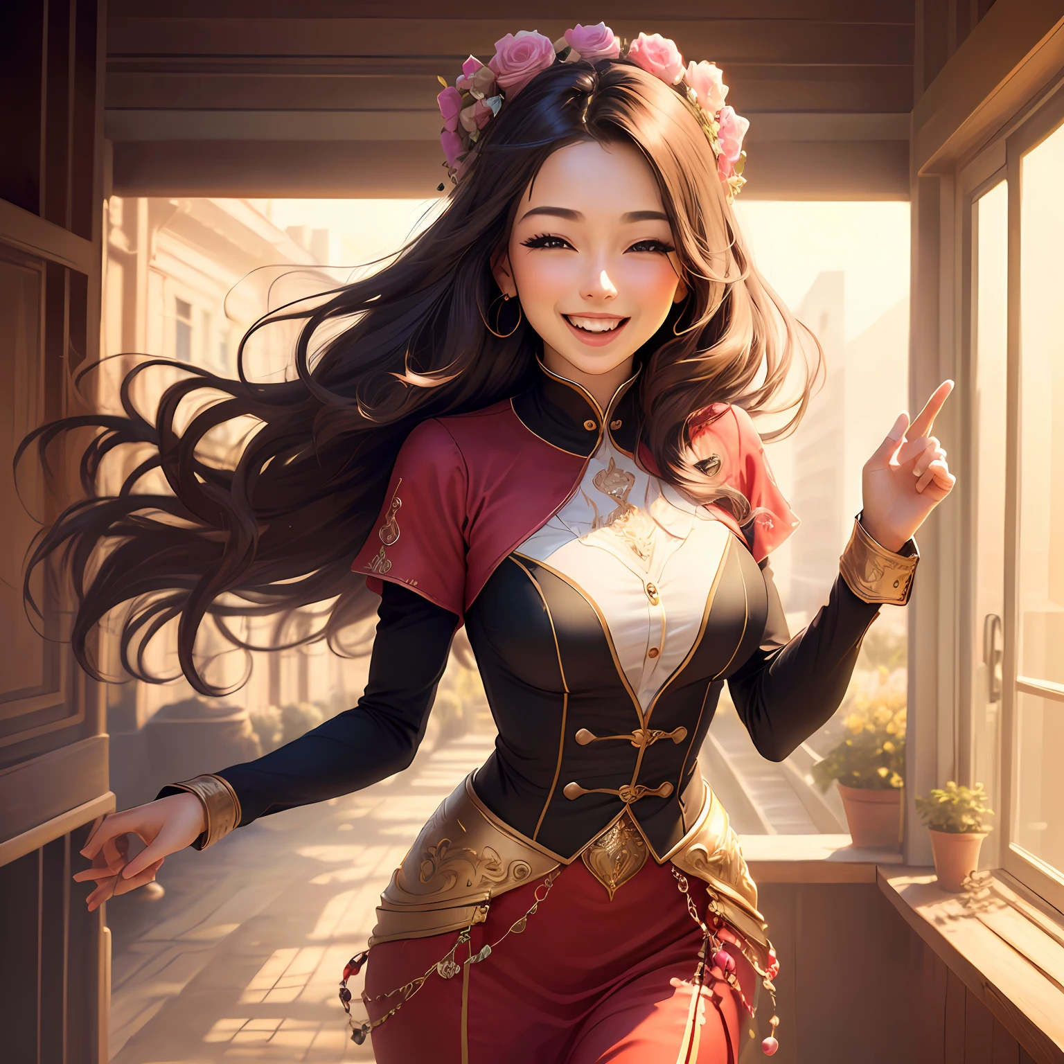 Happy woman