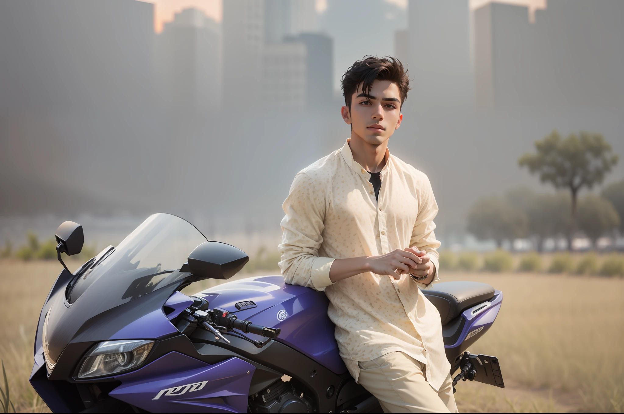 Sunset Background Best Photography Edit Change Background Handsome Boy 3D Avater HD Quality. Change T-shirt Colour