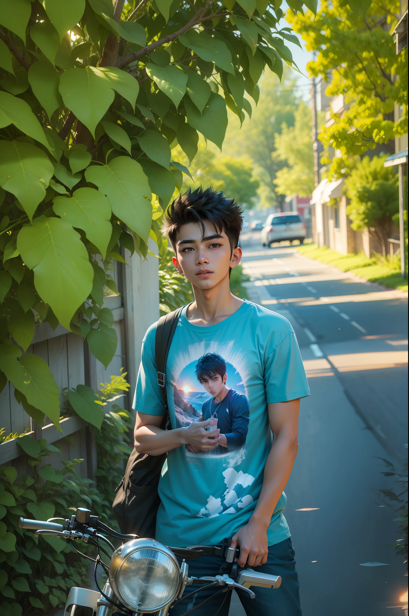 Sunset Background Best Photography Edit Change Background Handsome Boy 3D Avater HD Quality. Change T-shirt Colour