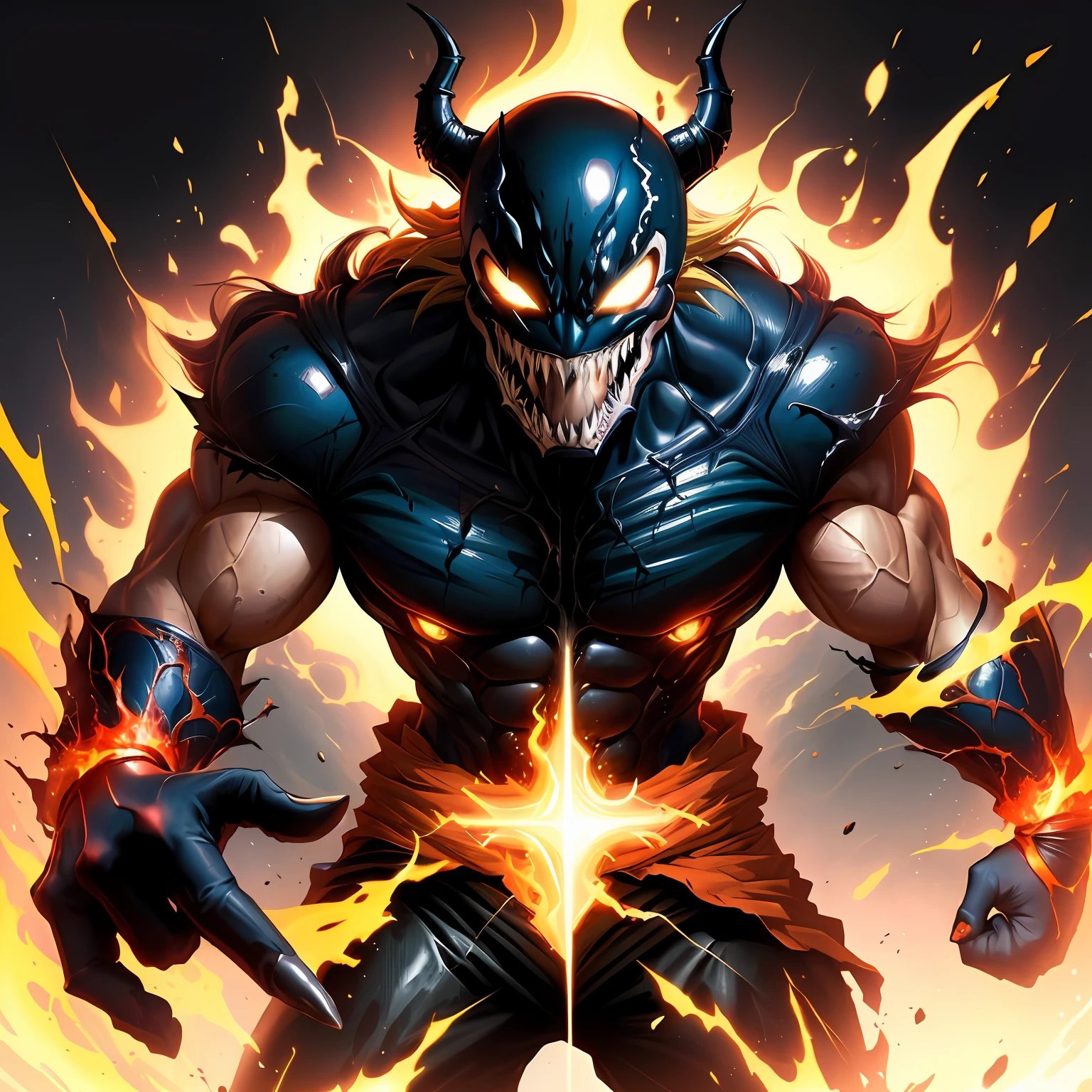 Venom fusion goku