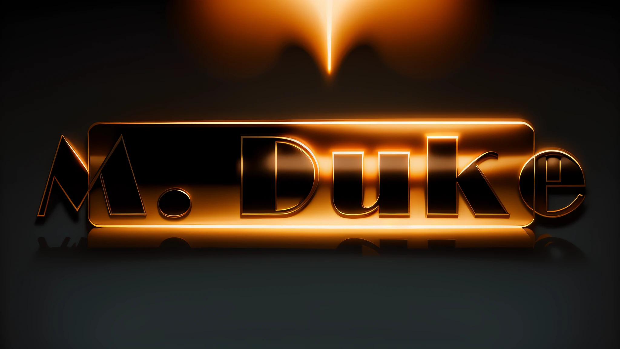 Logo com o nome M.Duke